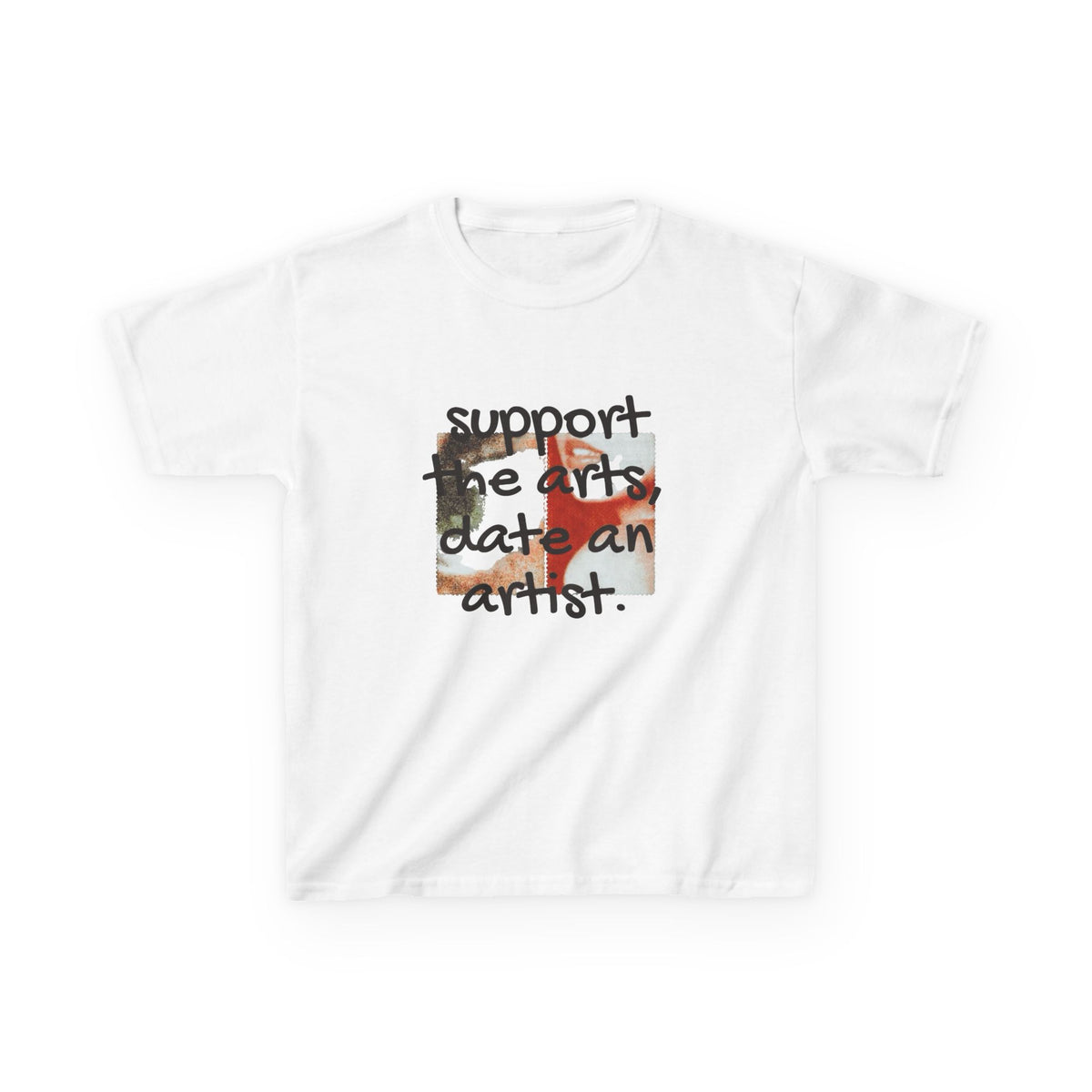 support the arts baby tee