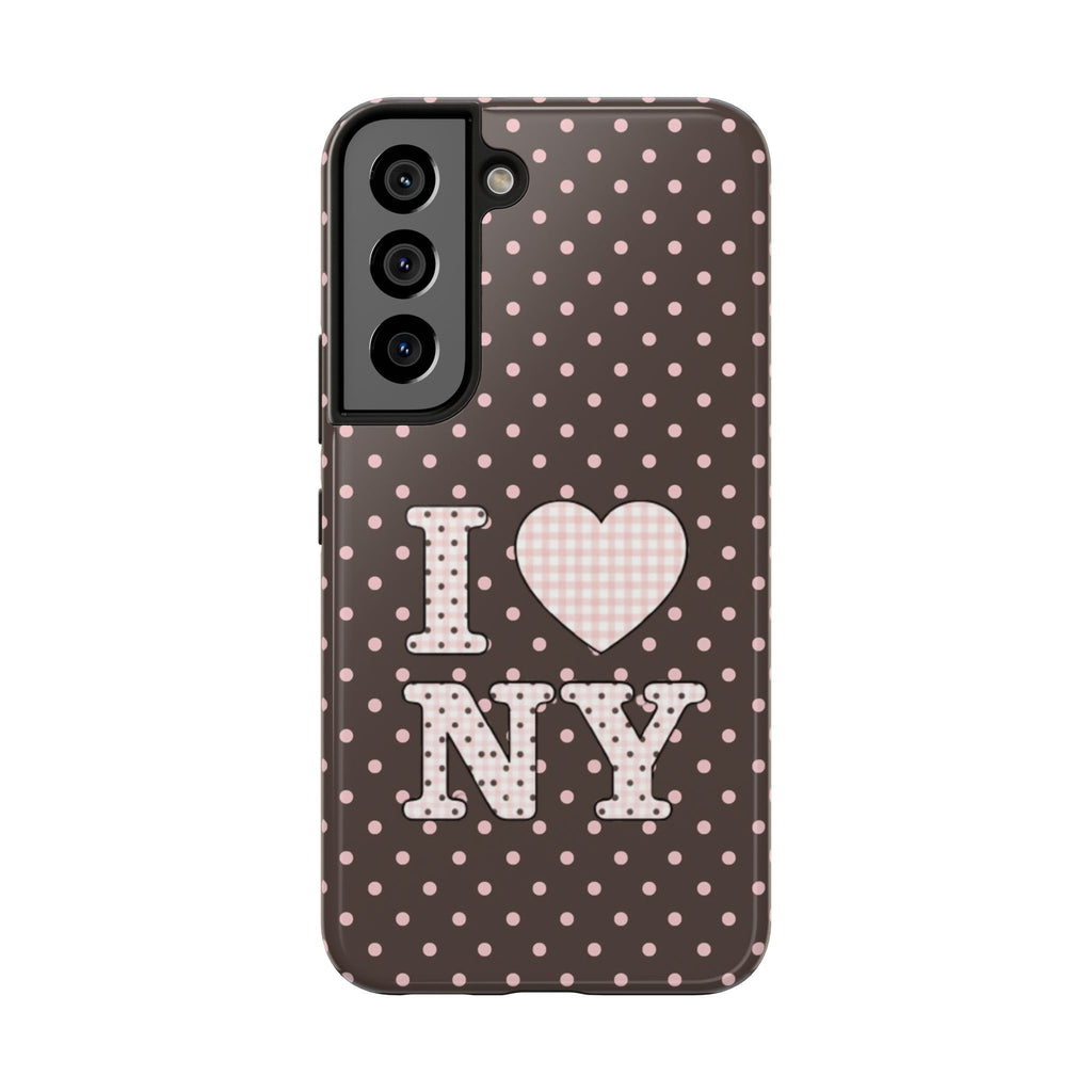 polkadot ny phone case