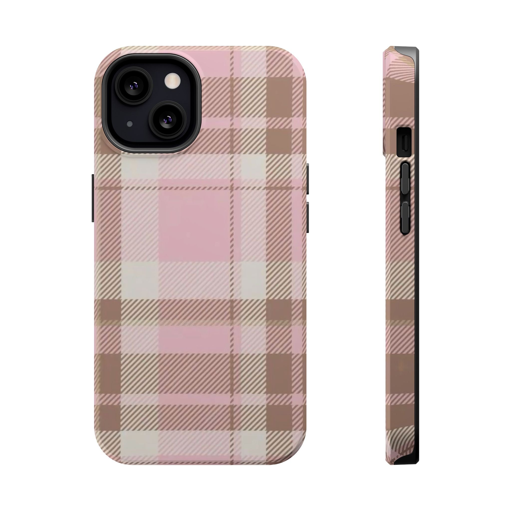 plaid magsafe phone case