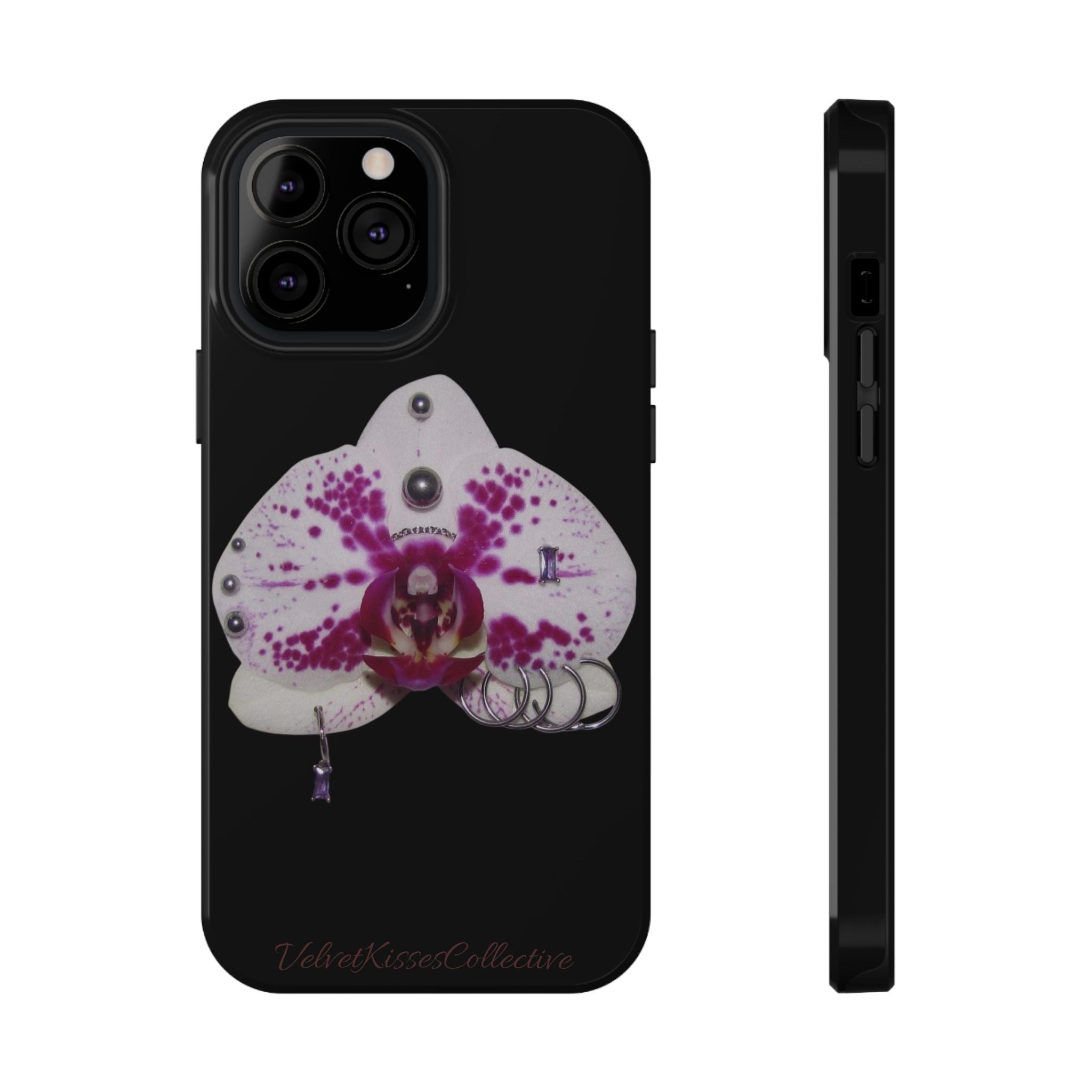 orchid magsafe phone case