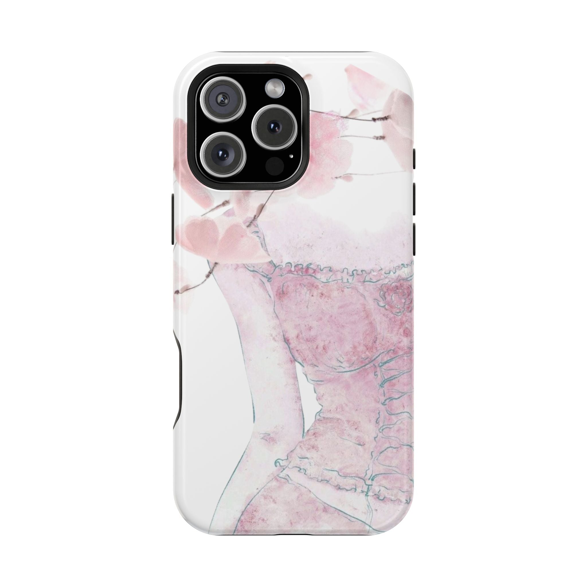cherry blossom magsafe phone case