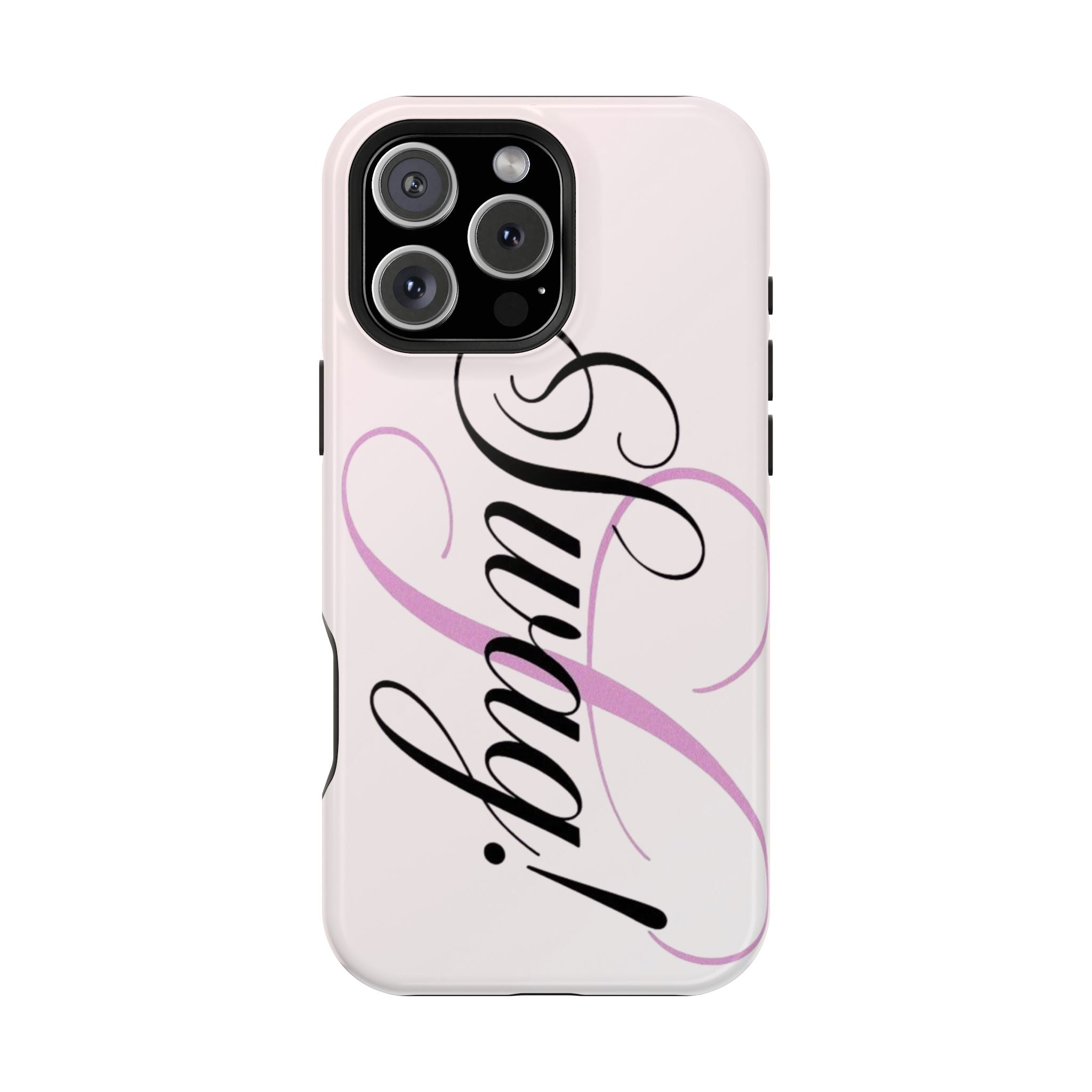 cursive phone case
