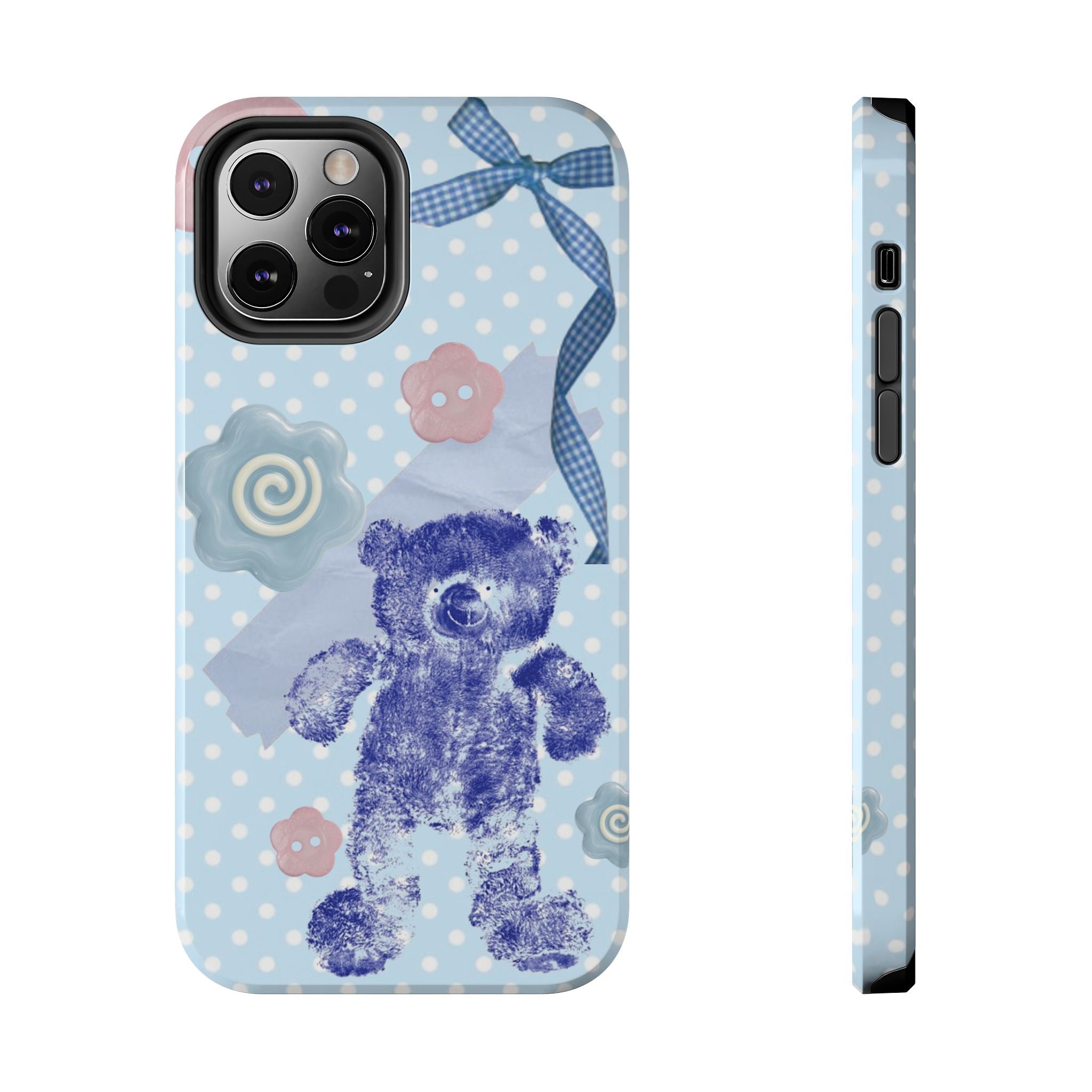blue bear phone case
