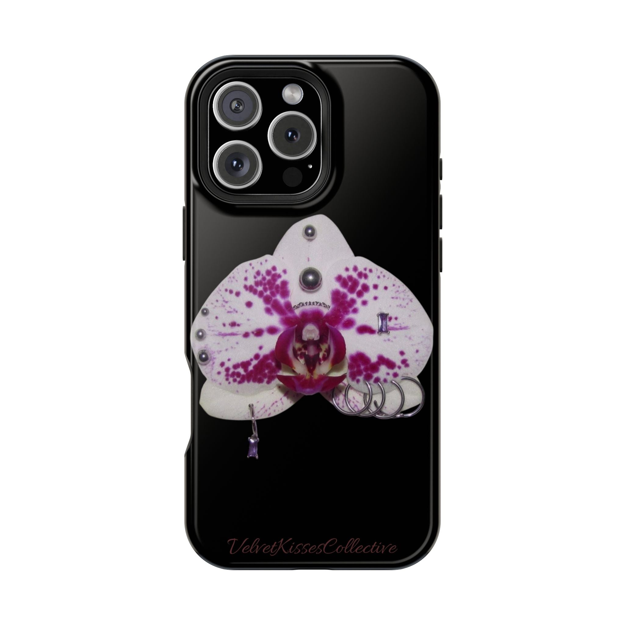 orchid magsafe phone case