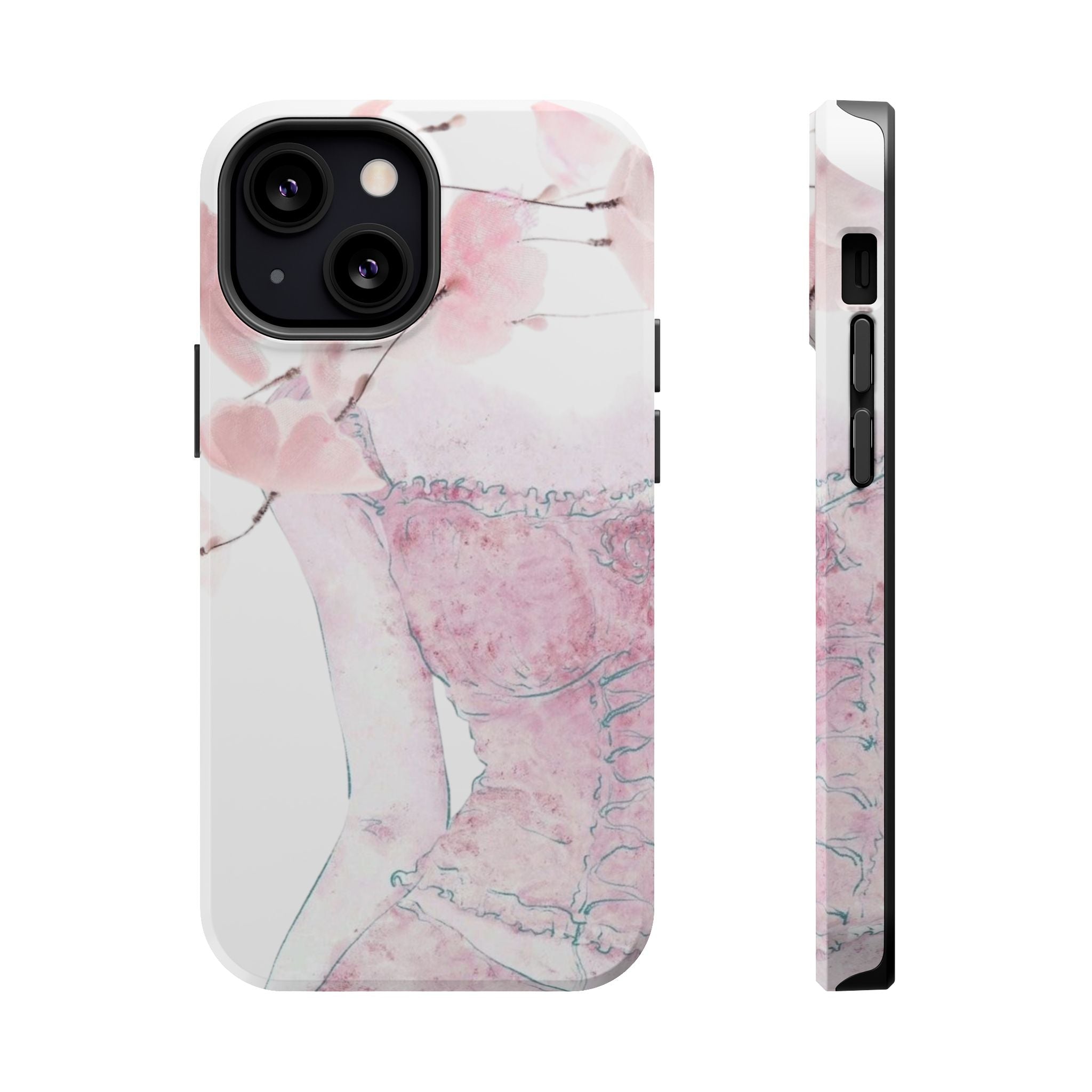 cherry blossom magsafe phone case