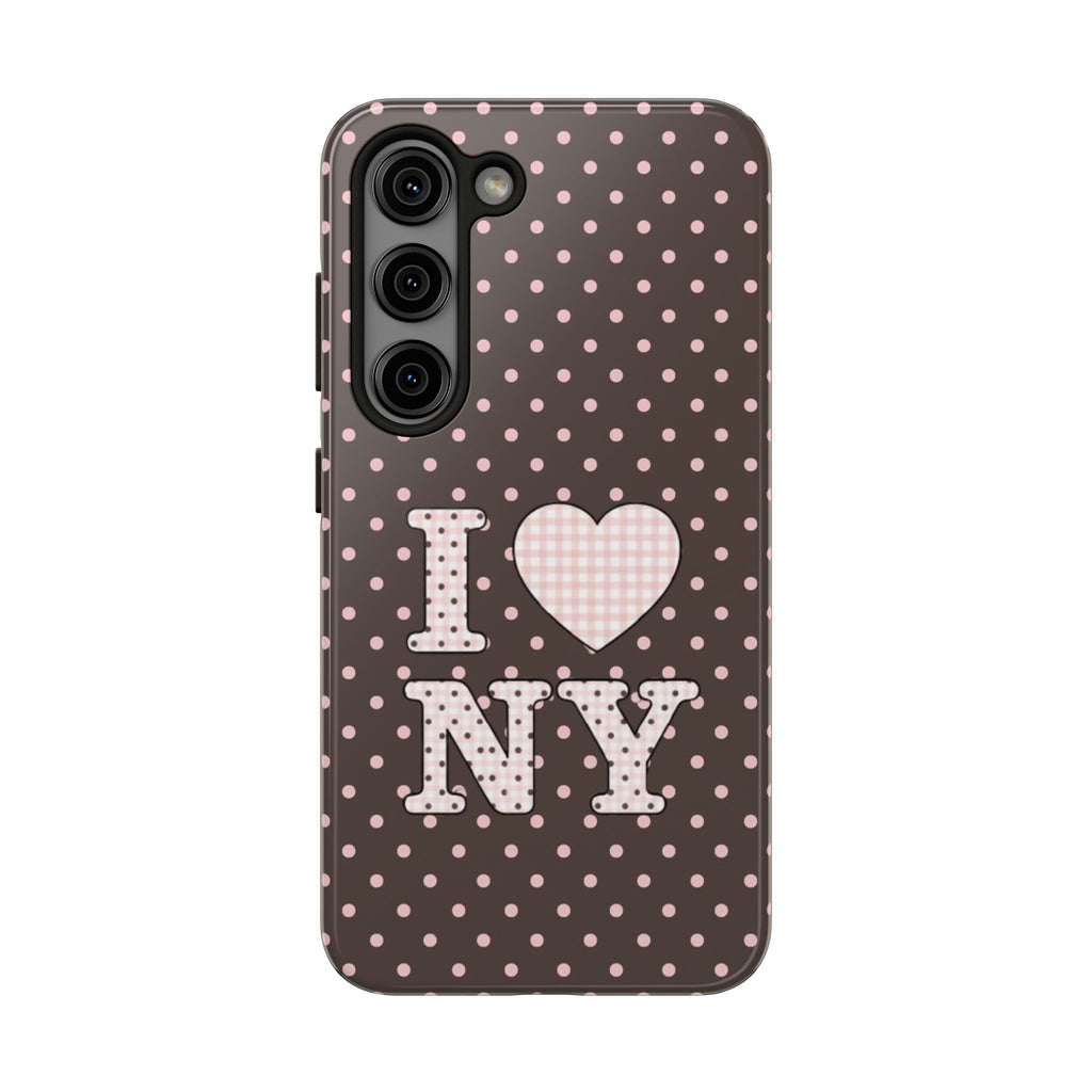 polkadot ny phone case