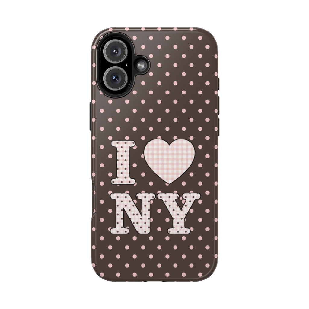polkadot ny phone case