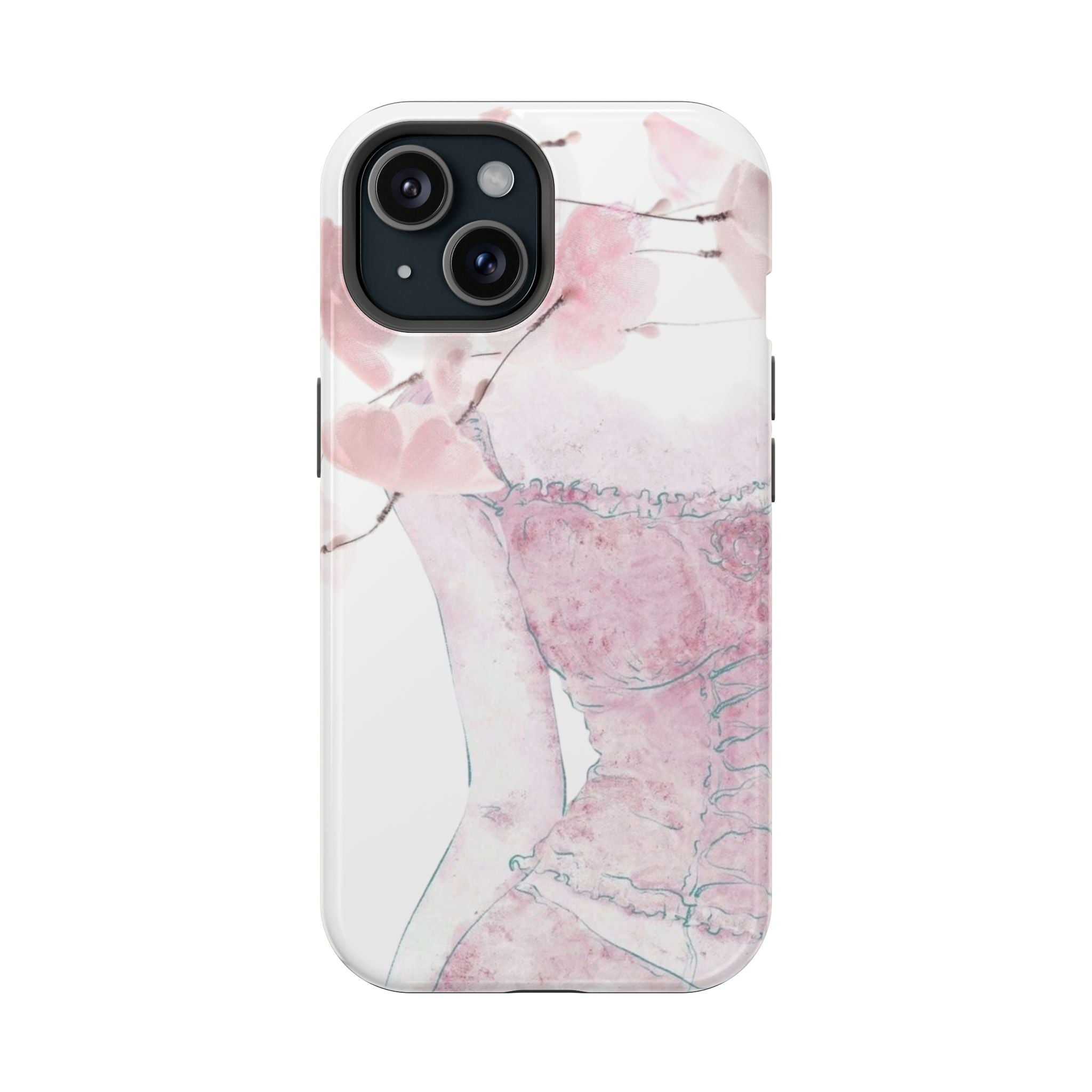 cherry blossom magsafe phone case