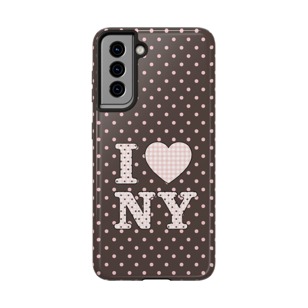 polkadot ny phone case