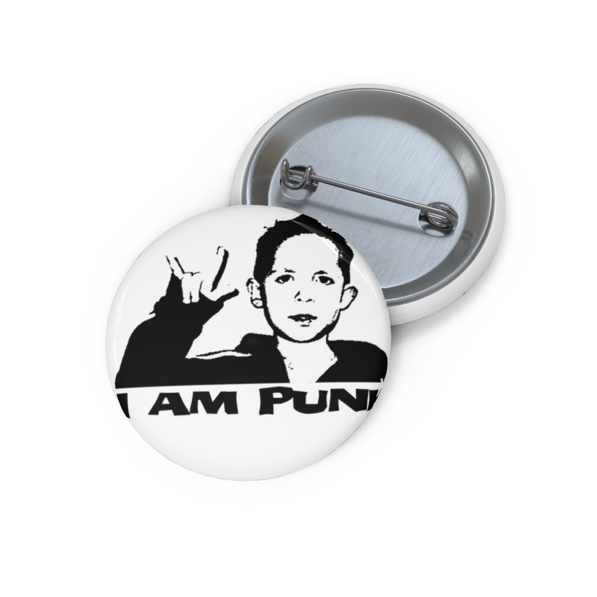 punk pin button