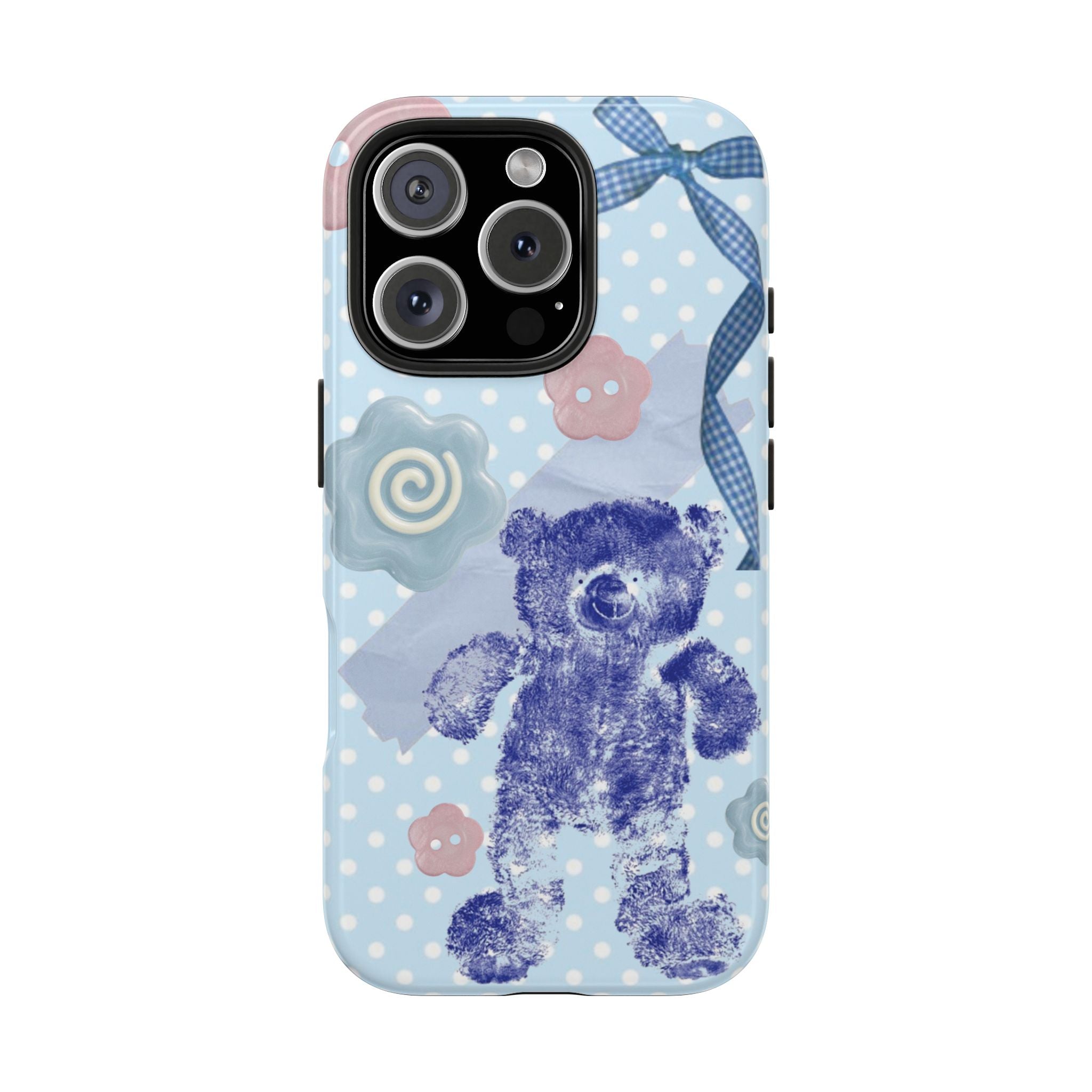 blue bear phone case