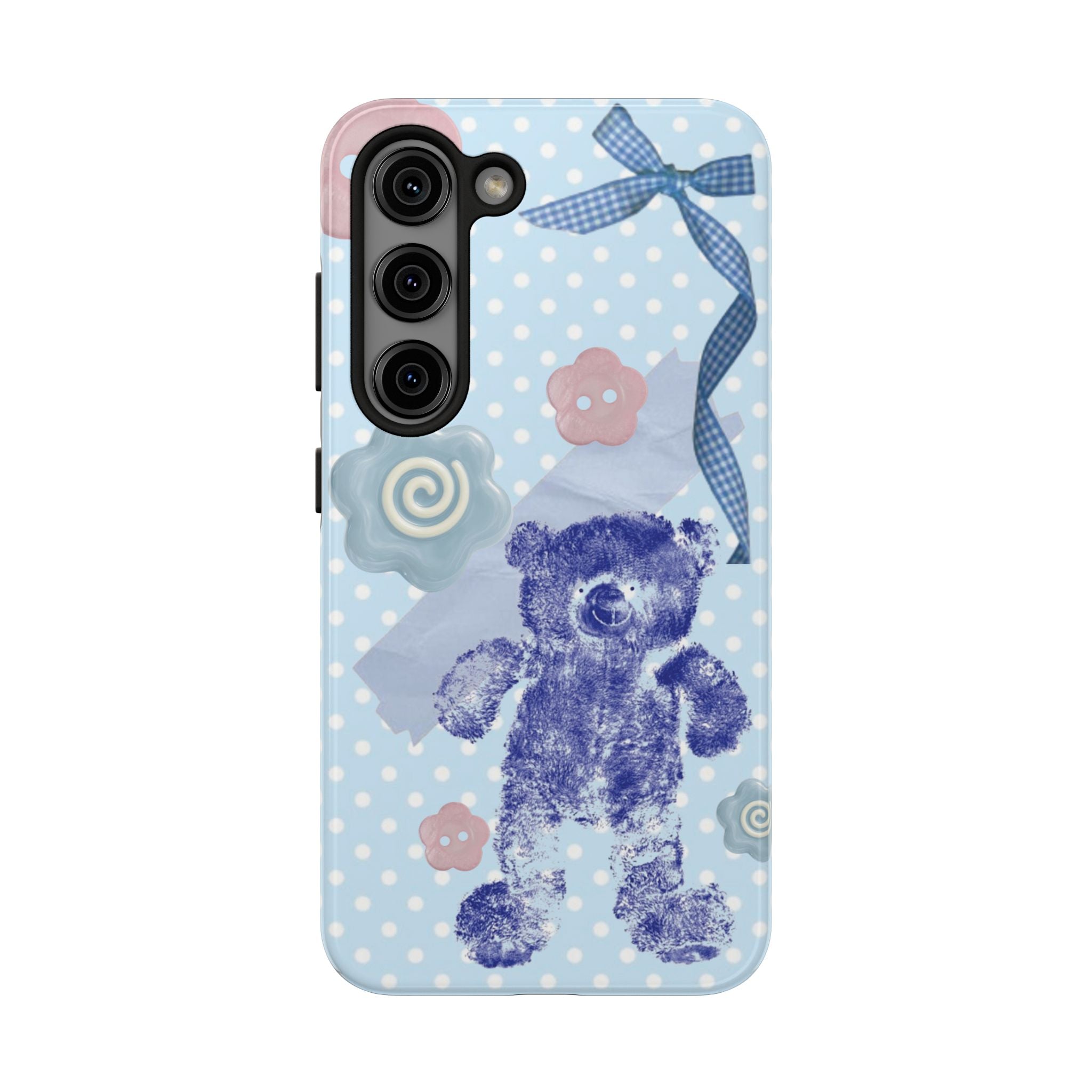 blue bear phone case