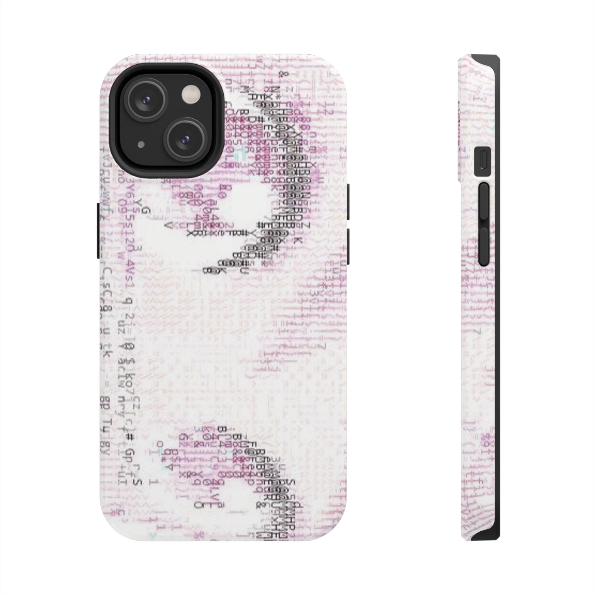 glitch pop phone case