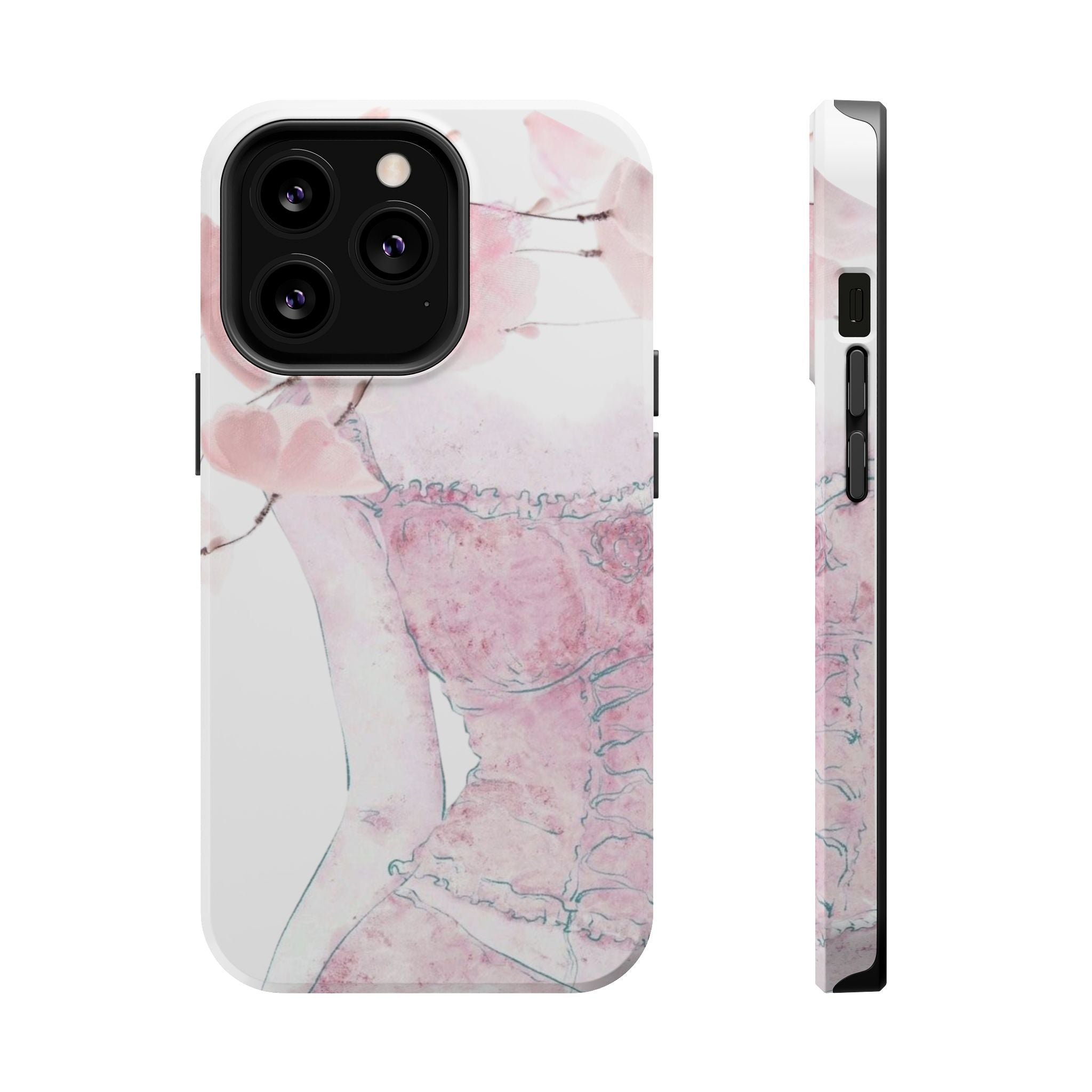 cherry blossom magsafe phone case