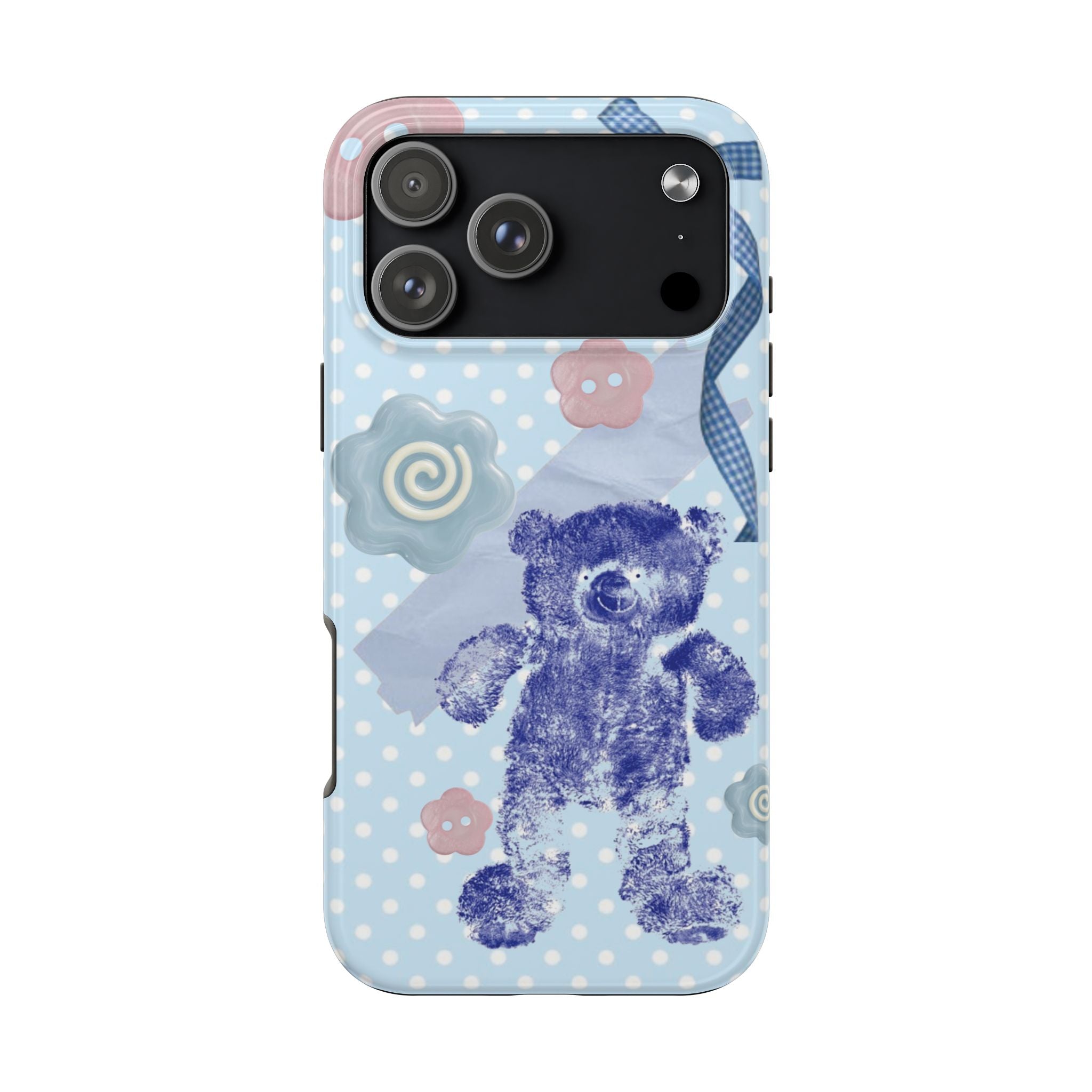 blue bear phone case