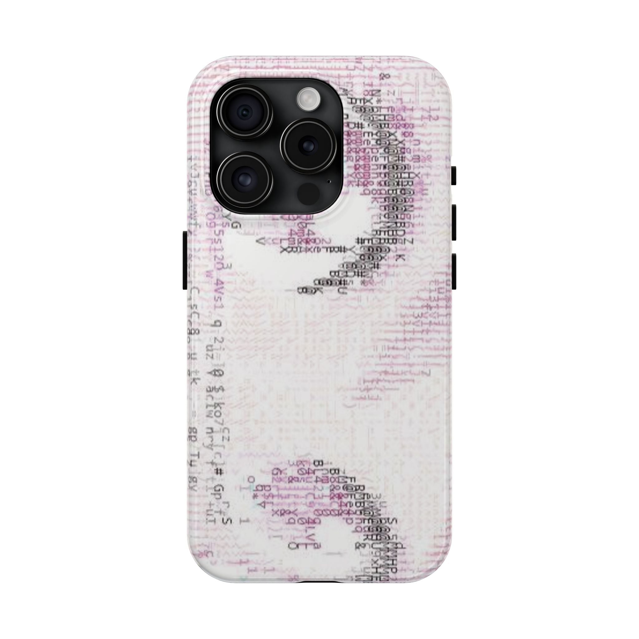 glitch pop phone case