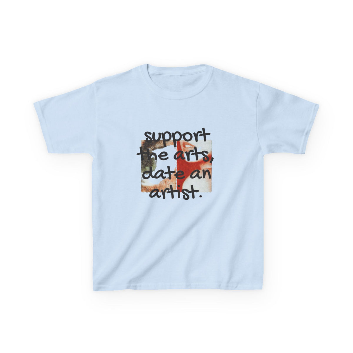 support the arts baby tee