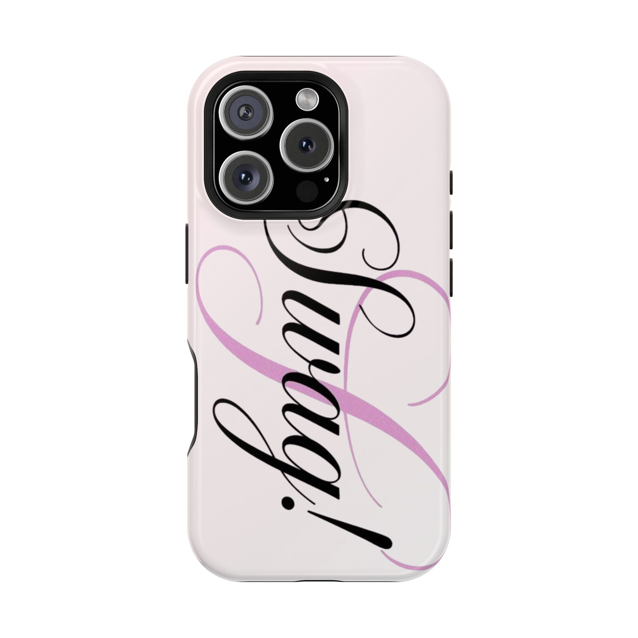 cursive phone case