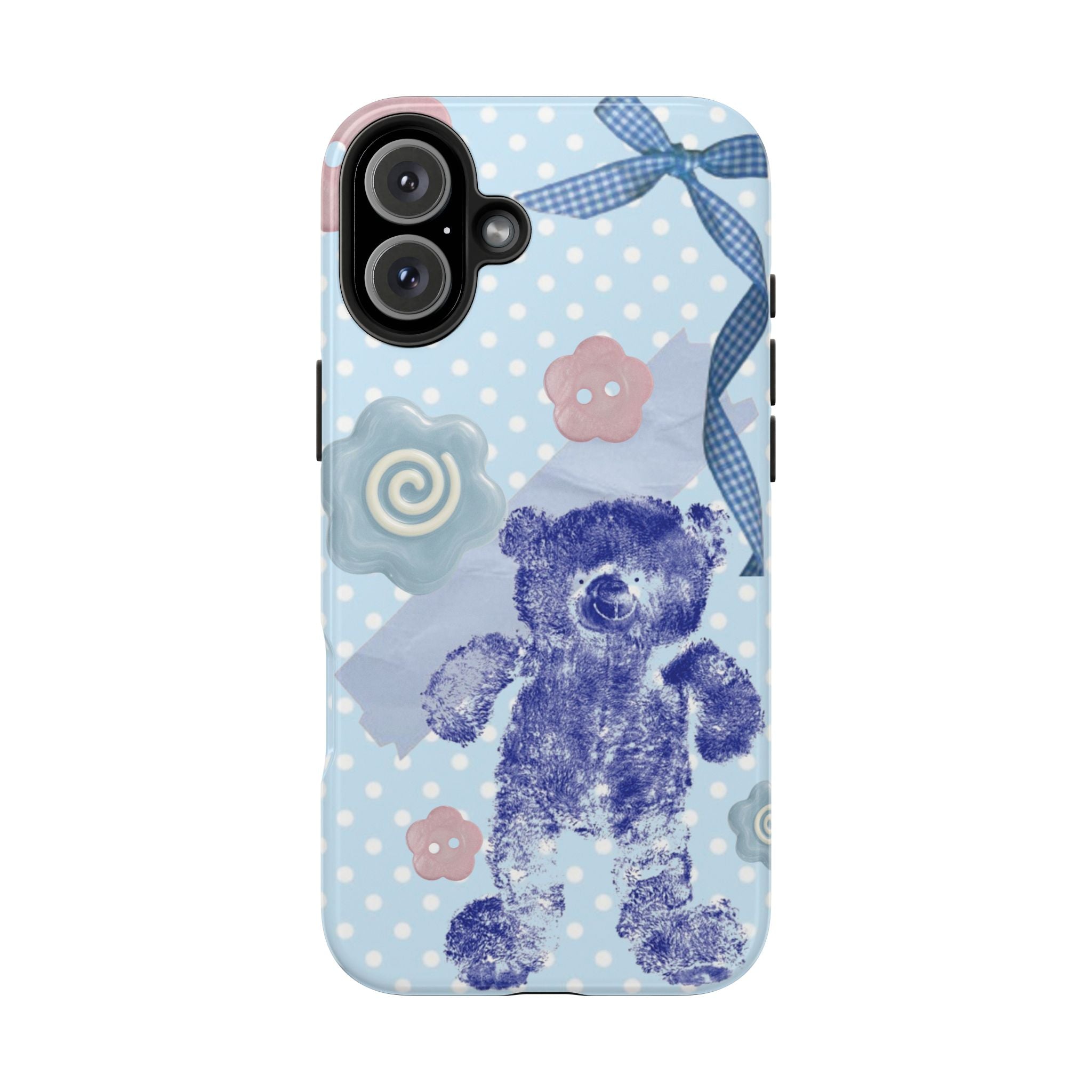 blue bear phone case