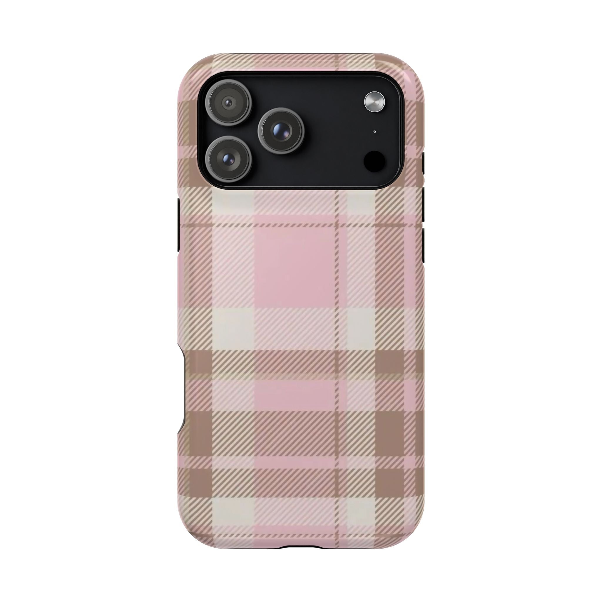 plaid magsafe phone case