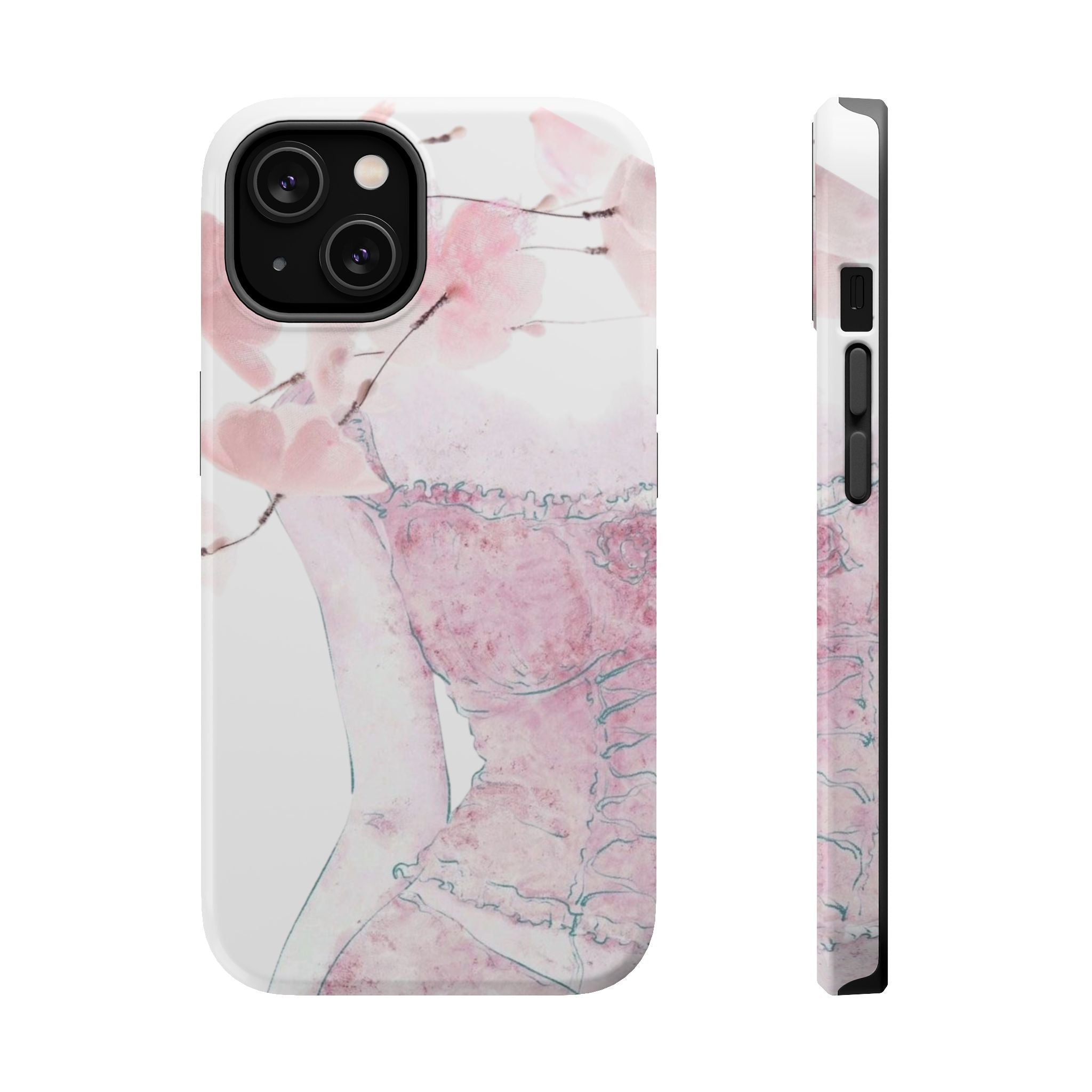 cherry blossom magsafe phone case