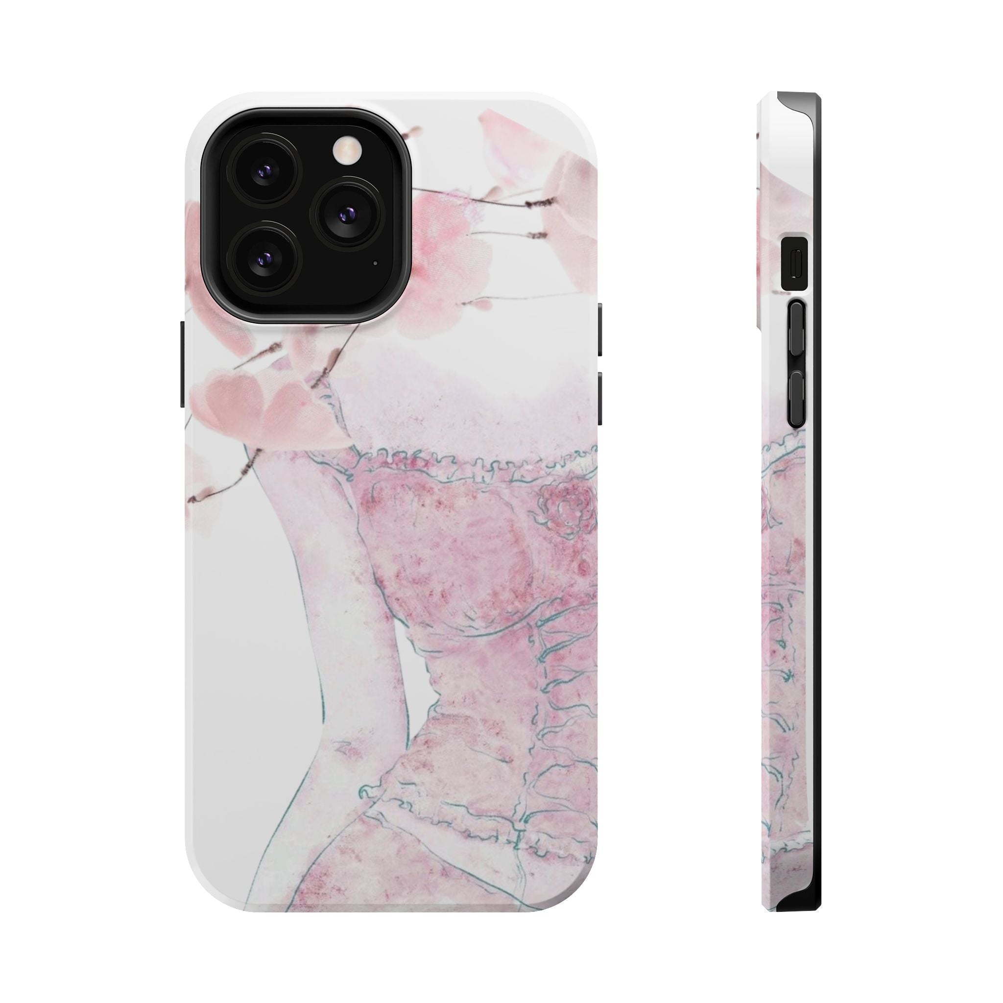 cherry blossom magsafe phone case