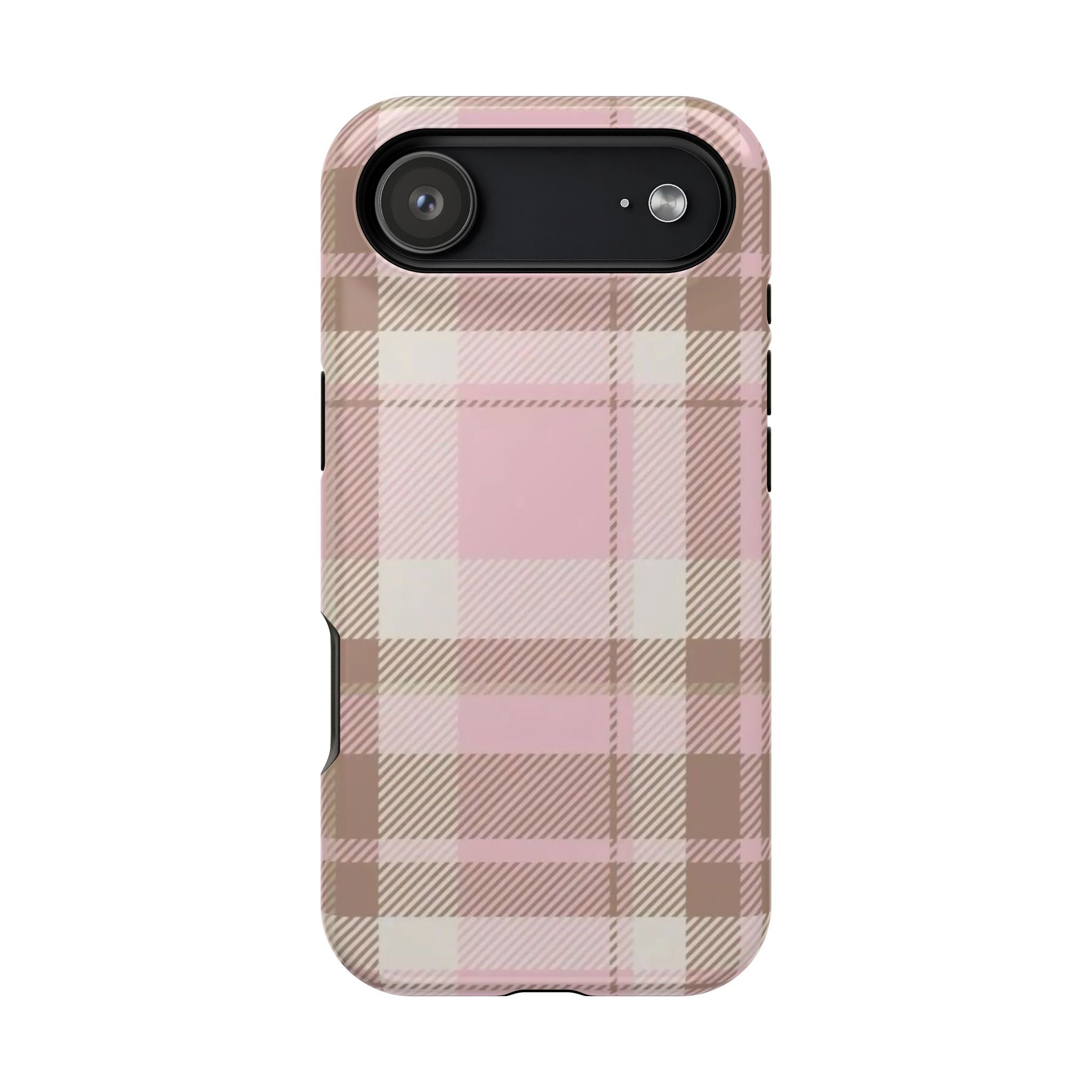 plaid magsafe phone case