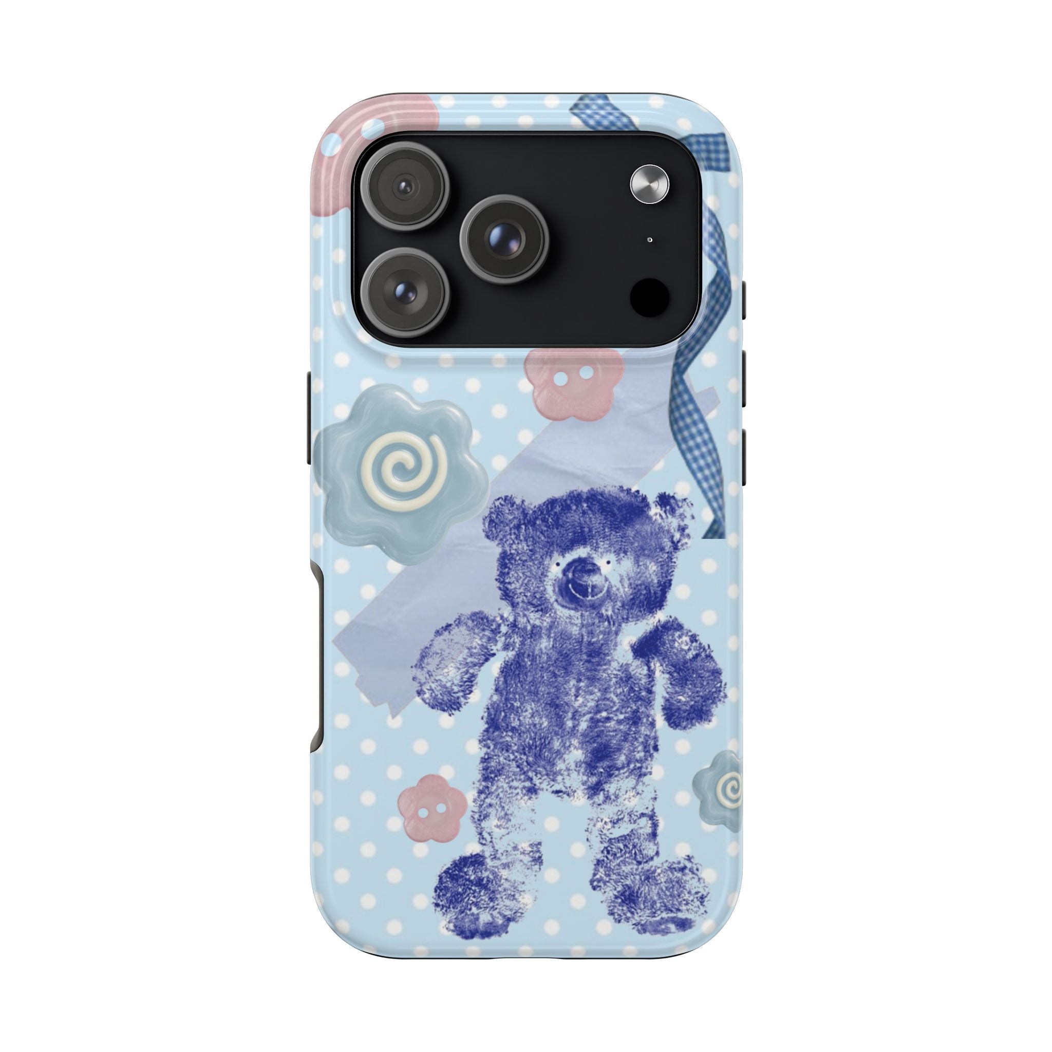 blue bear phone case