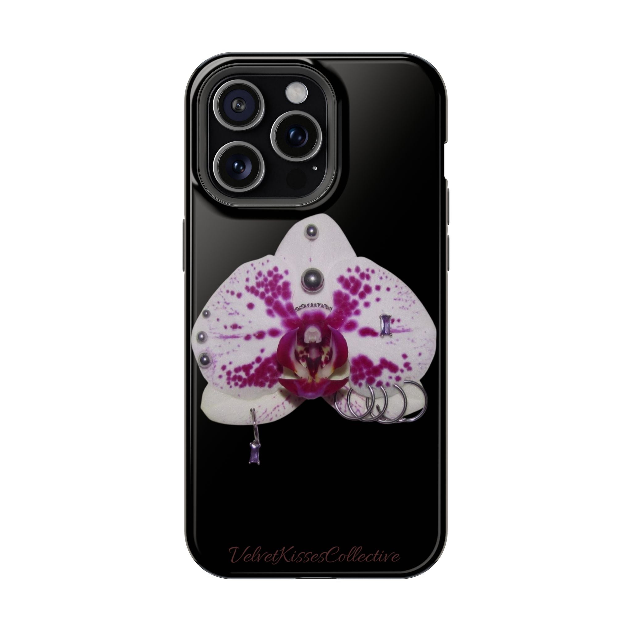 orchid magsafe phone case