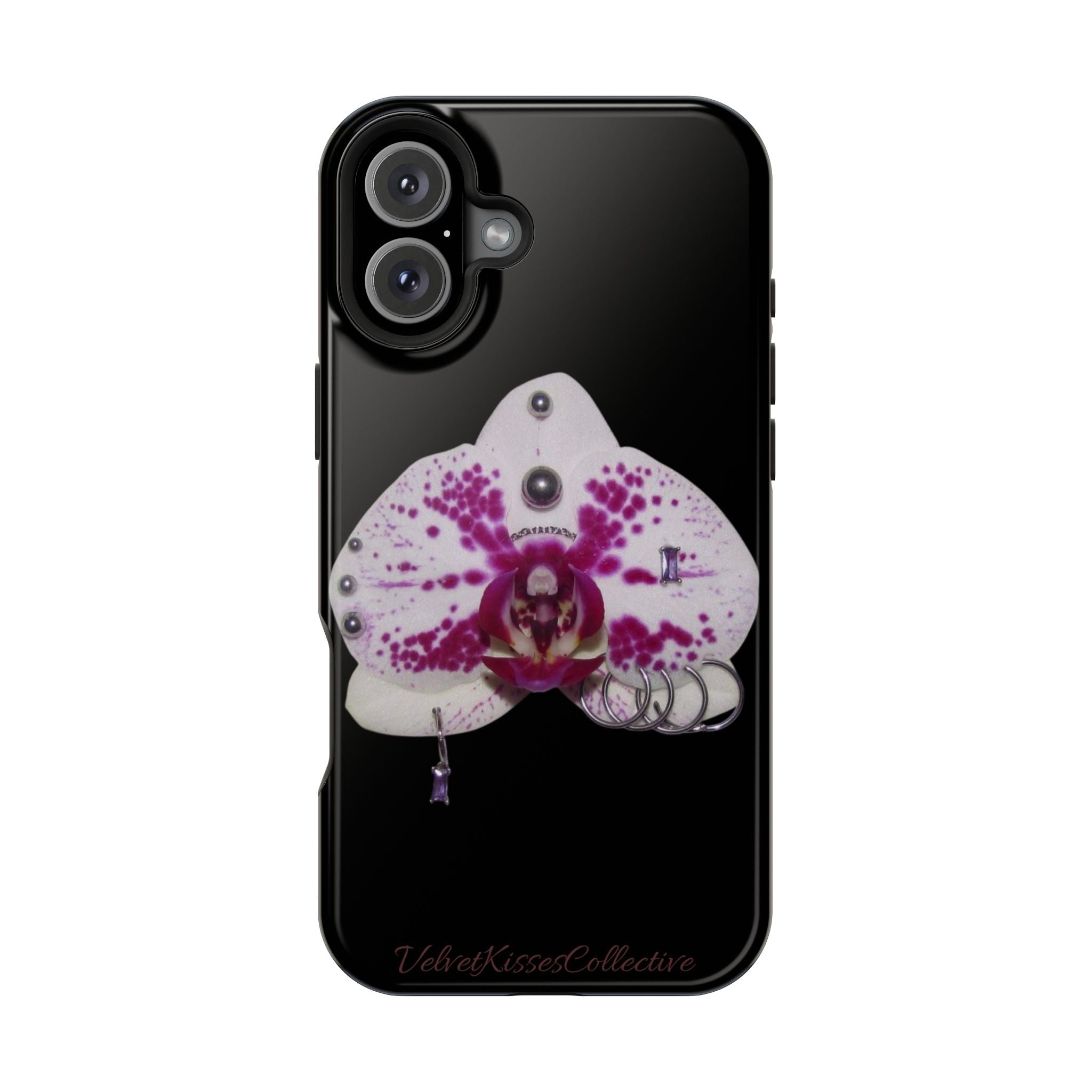 orchid magsafe phone case