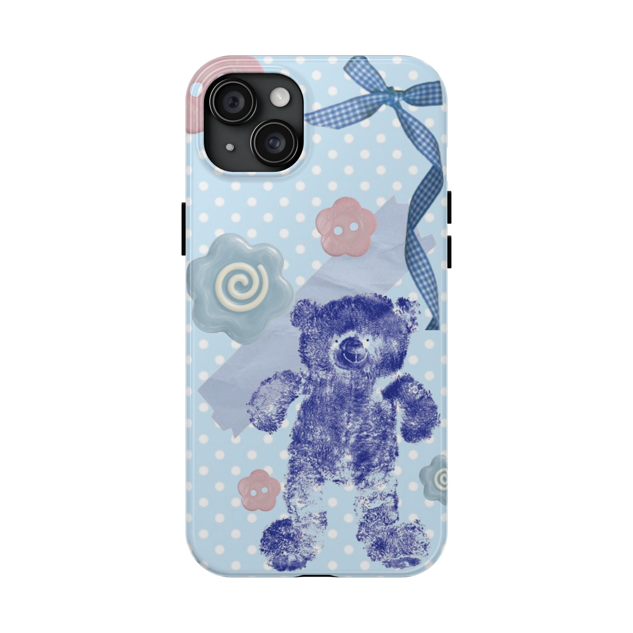 blue bear phone case