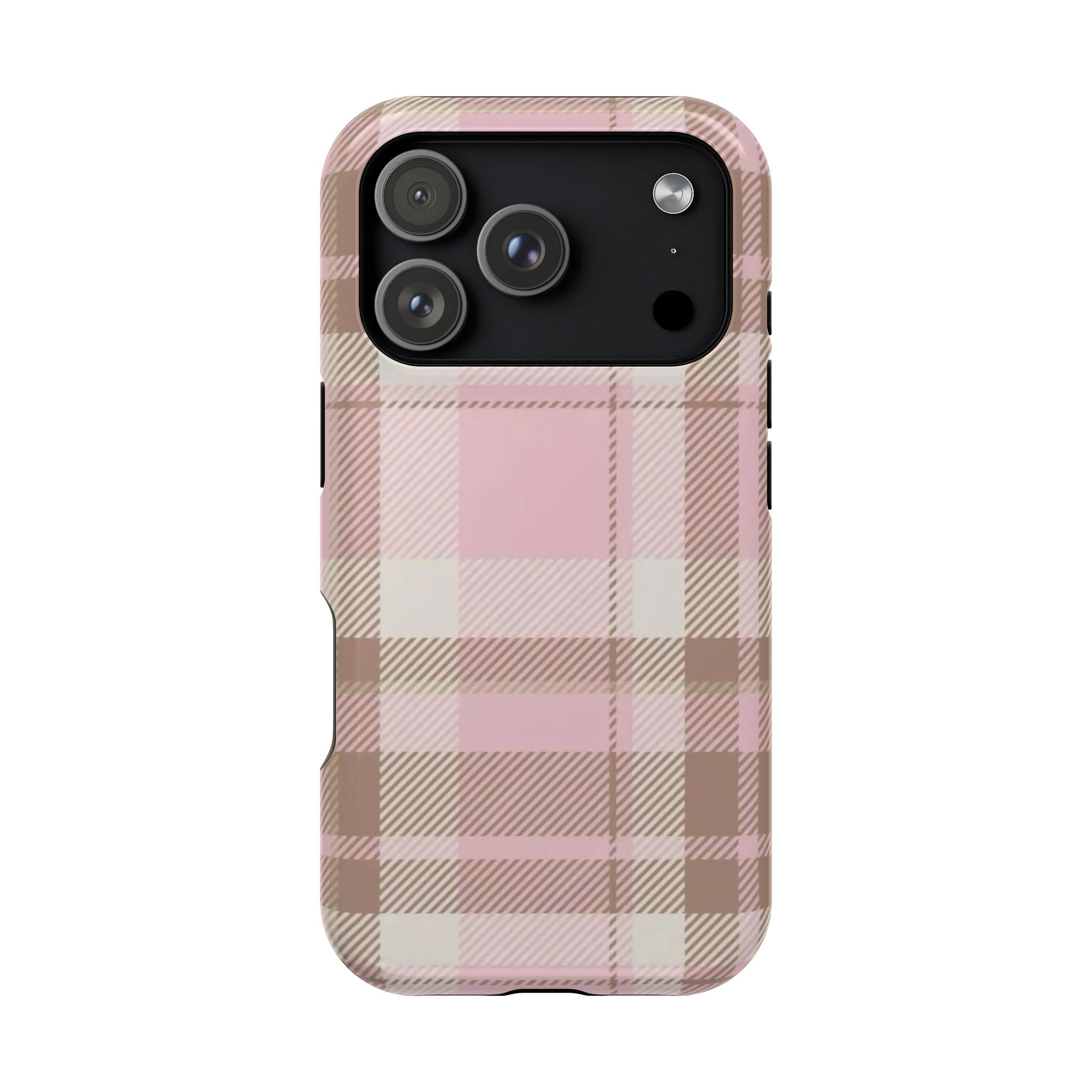 plaid magsafe phone case