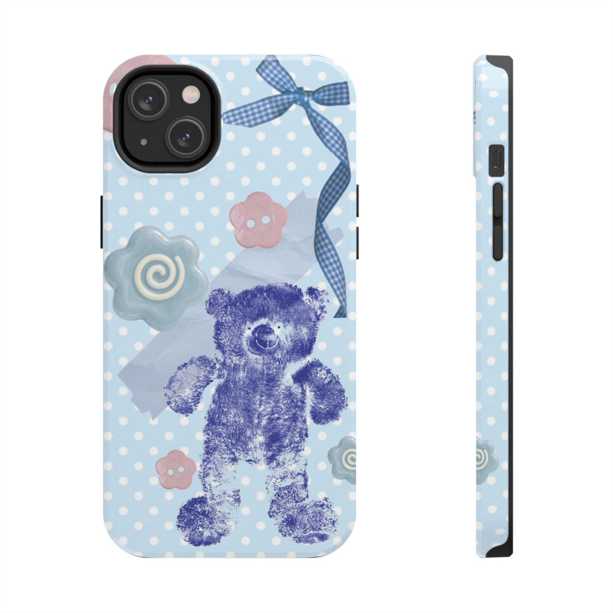 blue bear phone case