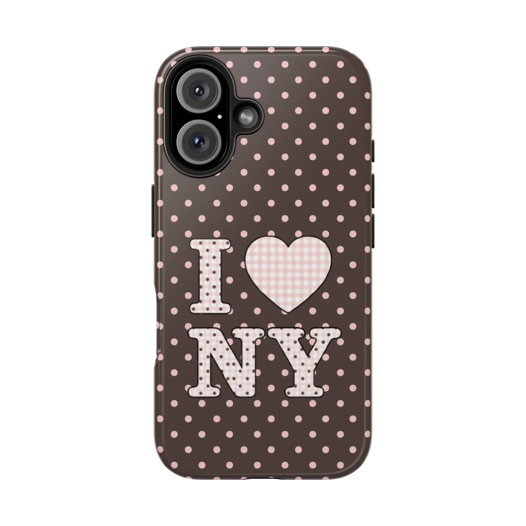 polkadot ny phone case