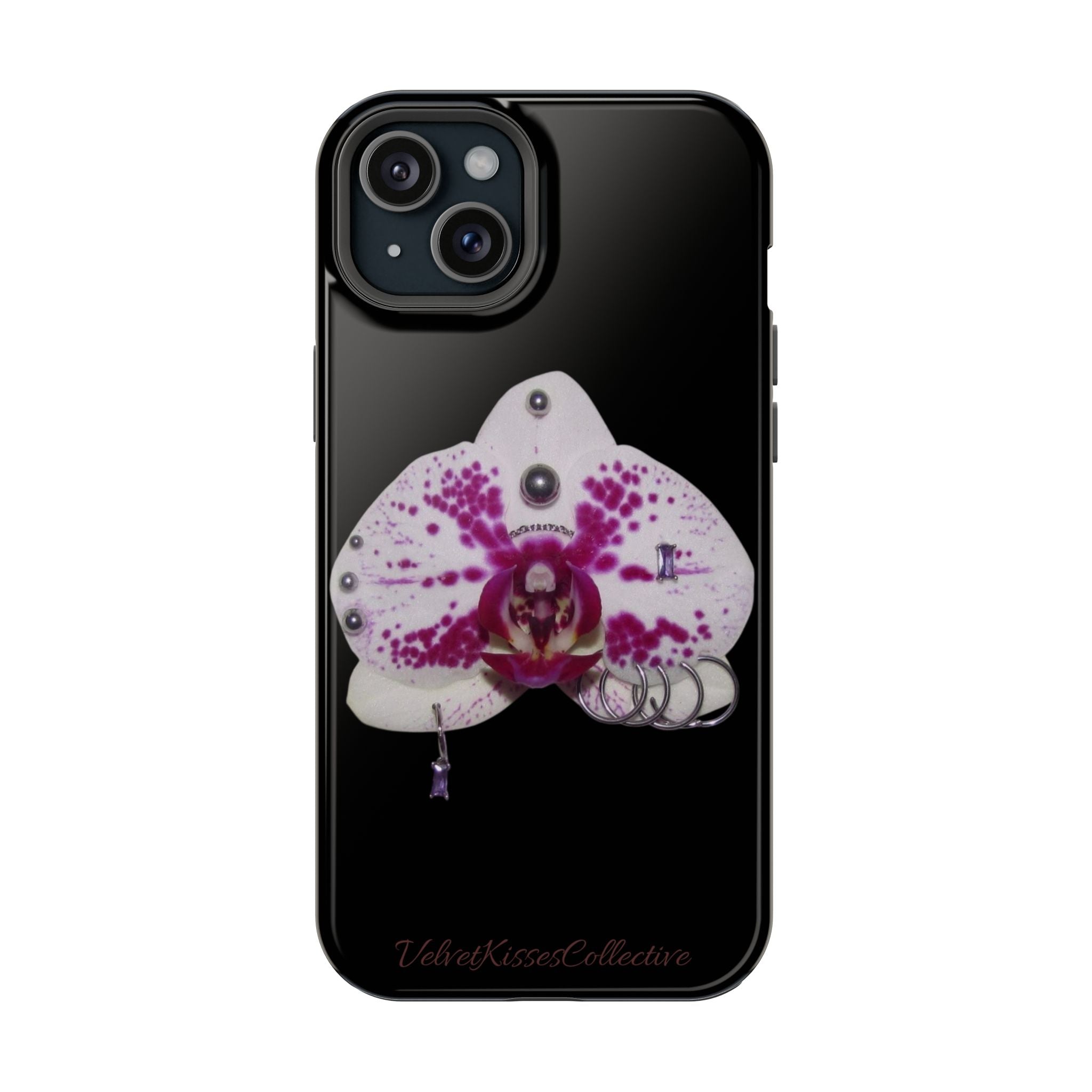 orchid magsafe phone case
