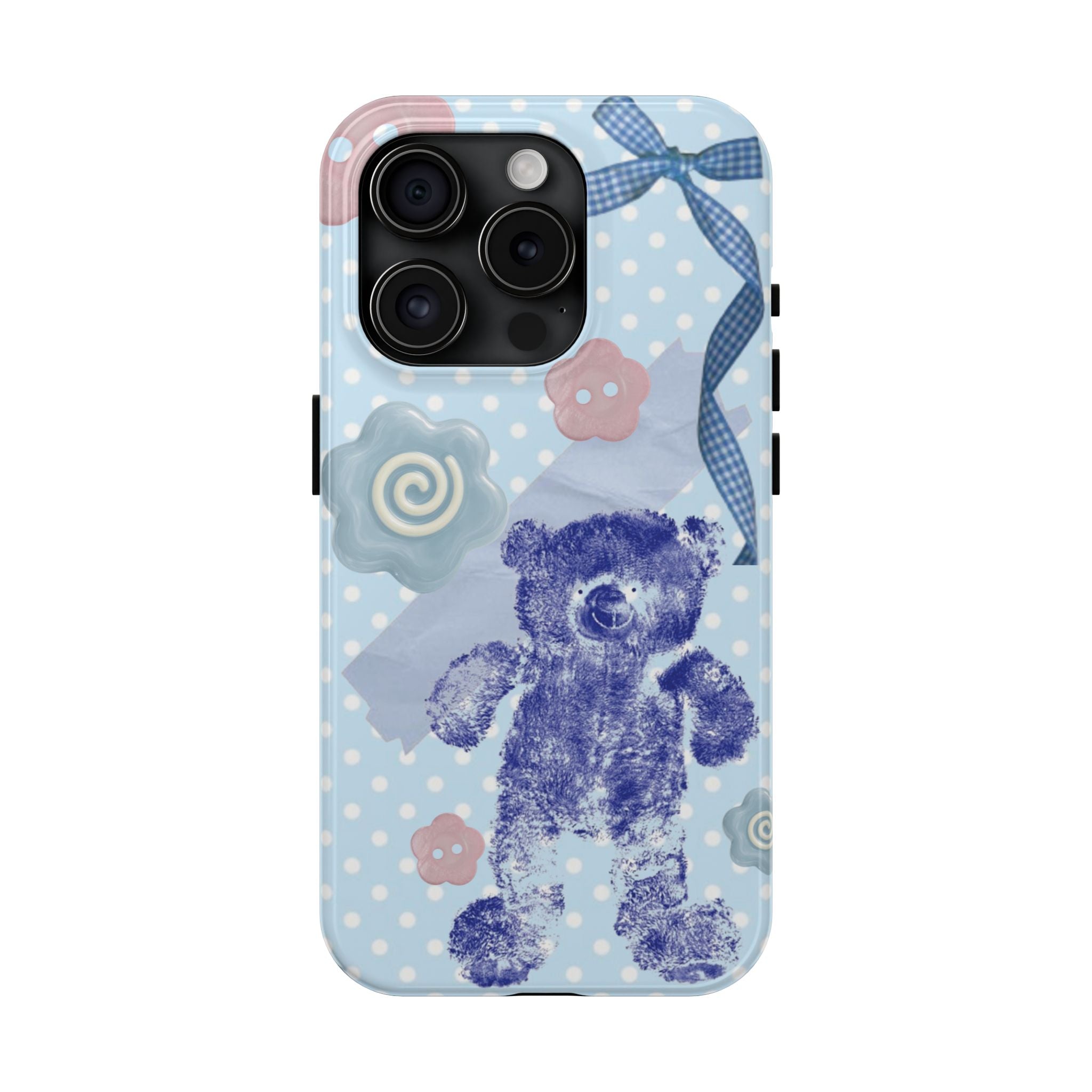 blue bear phone case