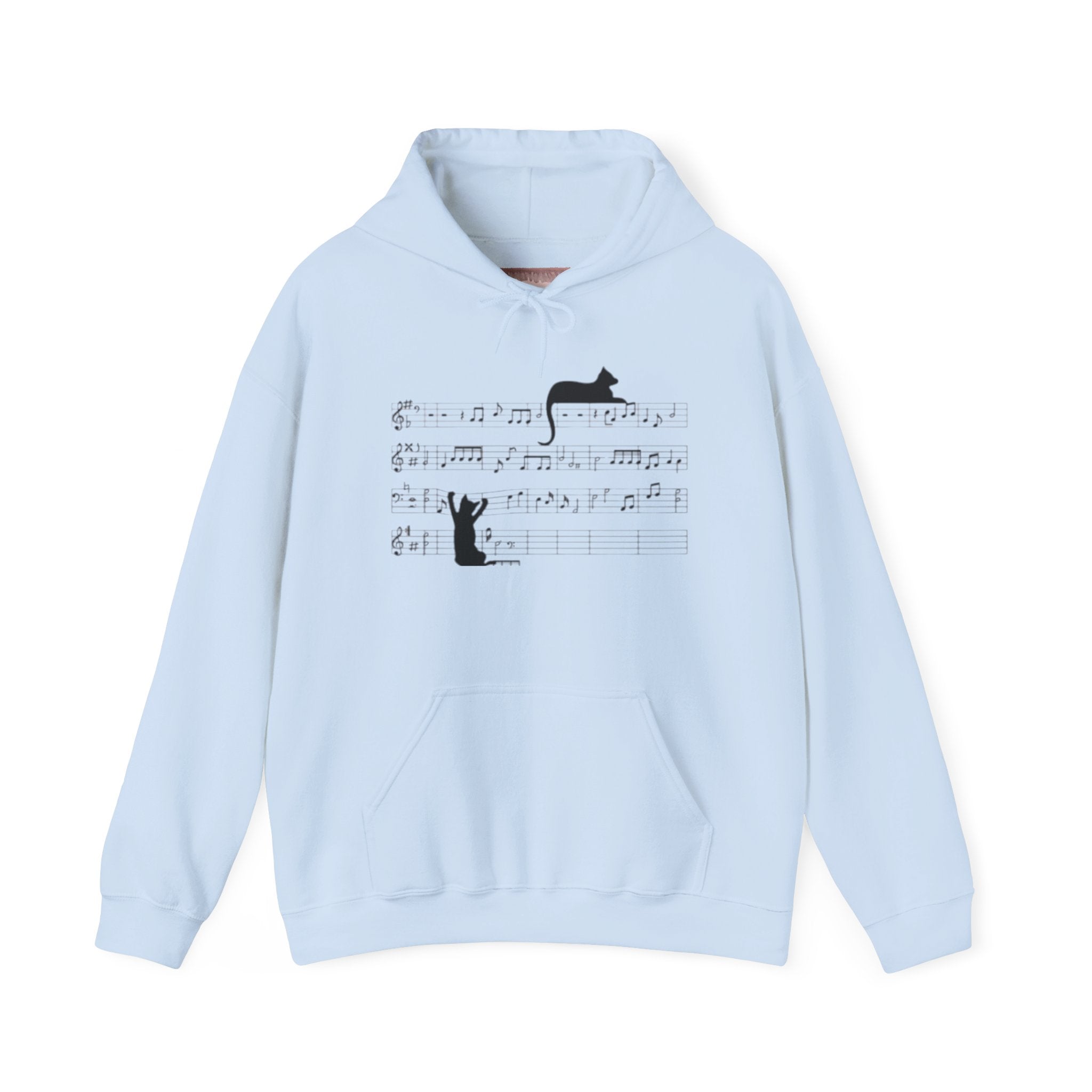 music notes hoodie