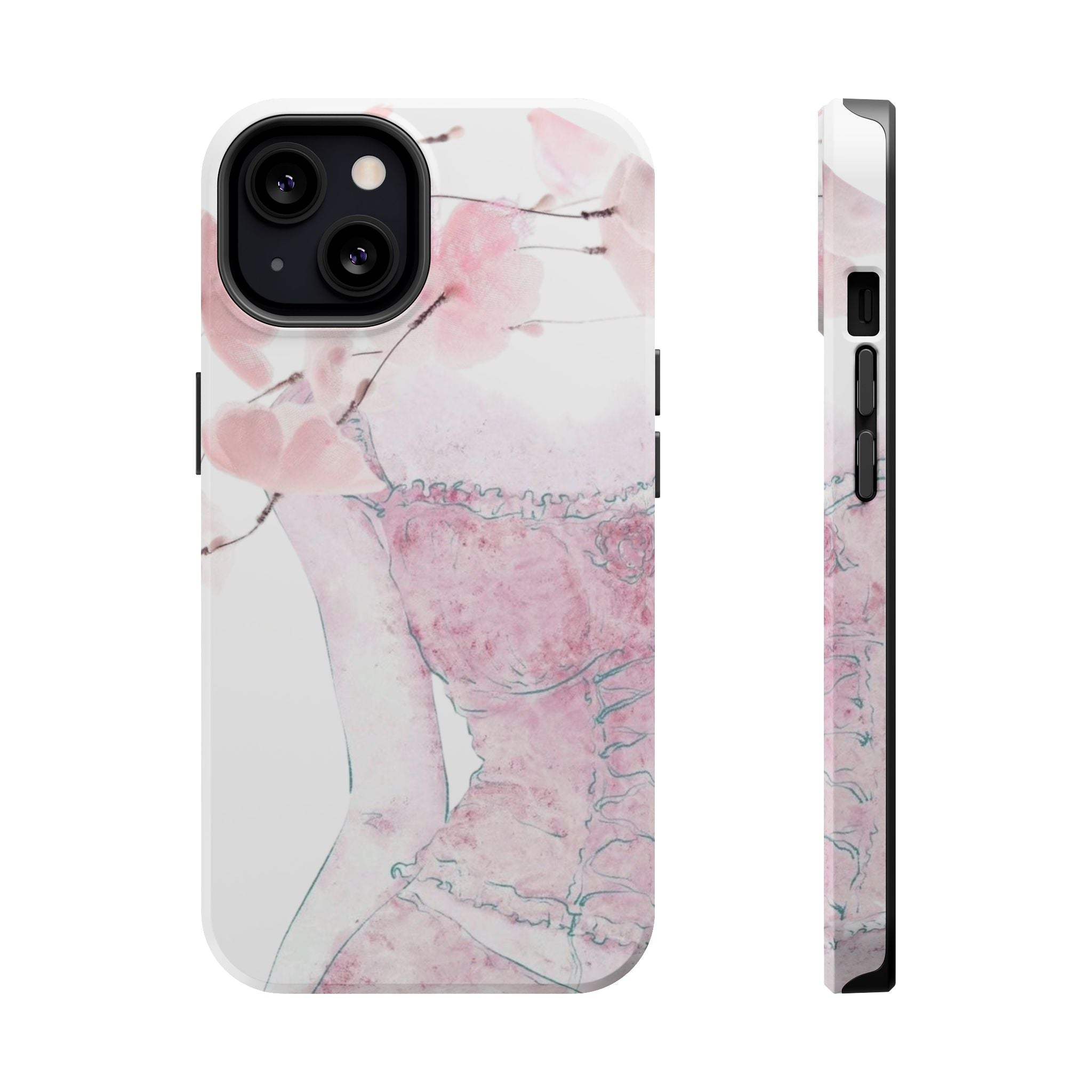 cherry blossom magsafe phone case