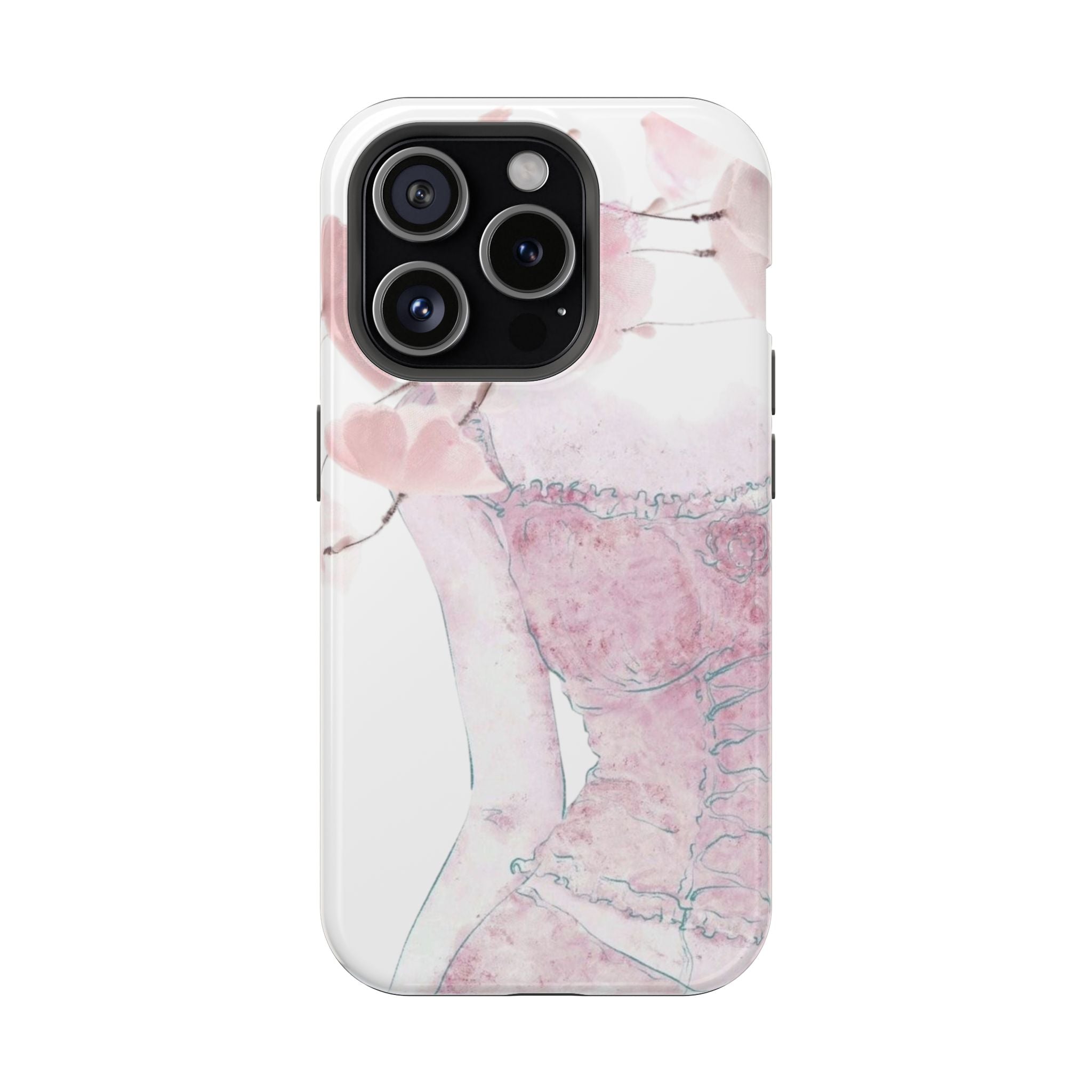 cherry blossom magsafe phone case