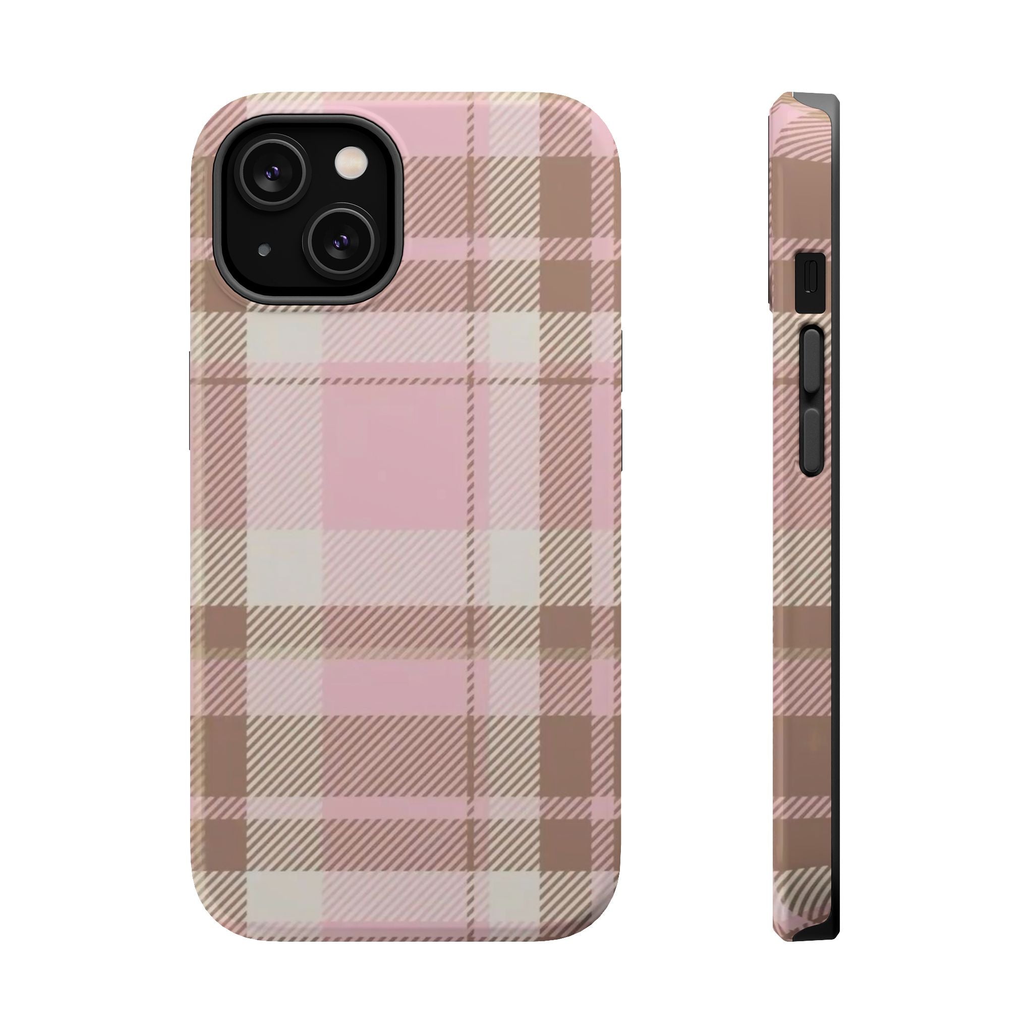 plaid magsafe phone case