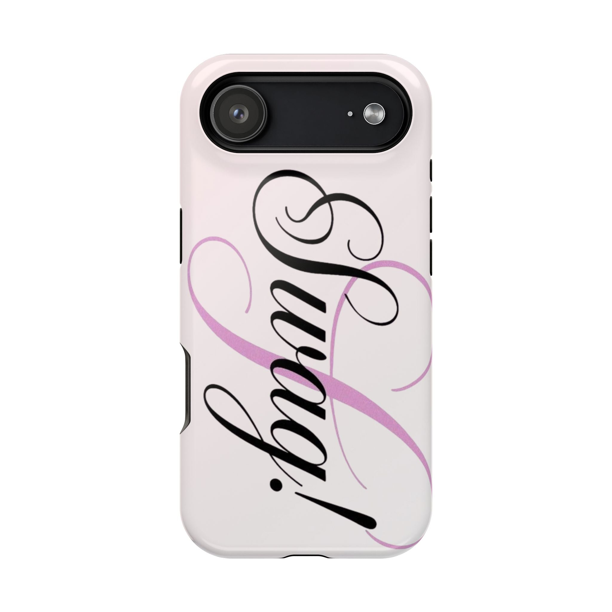 cursive phone case