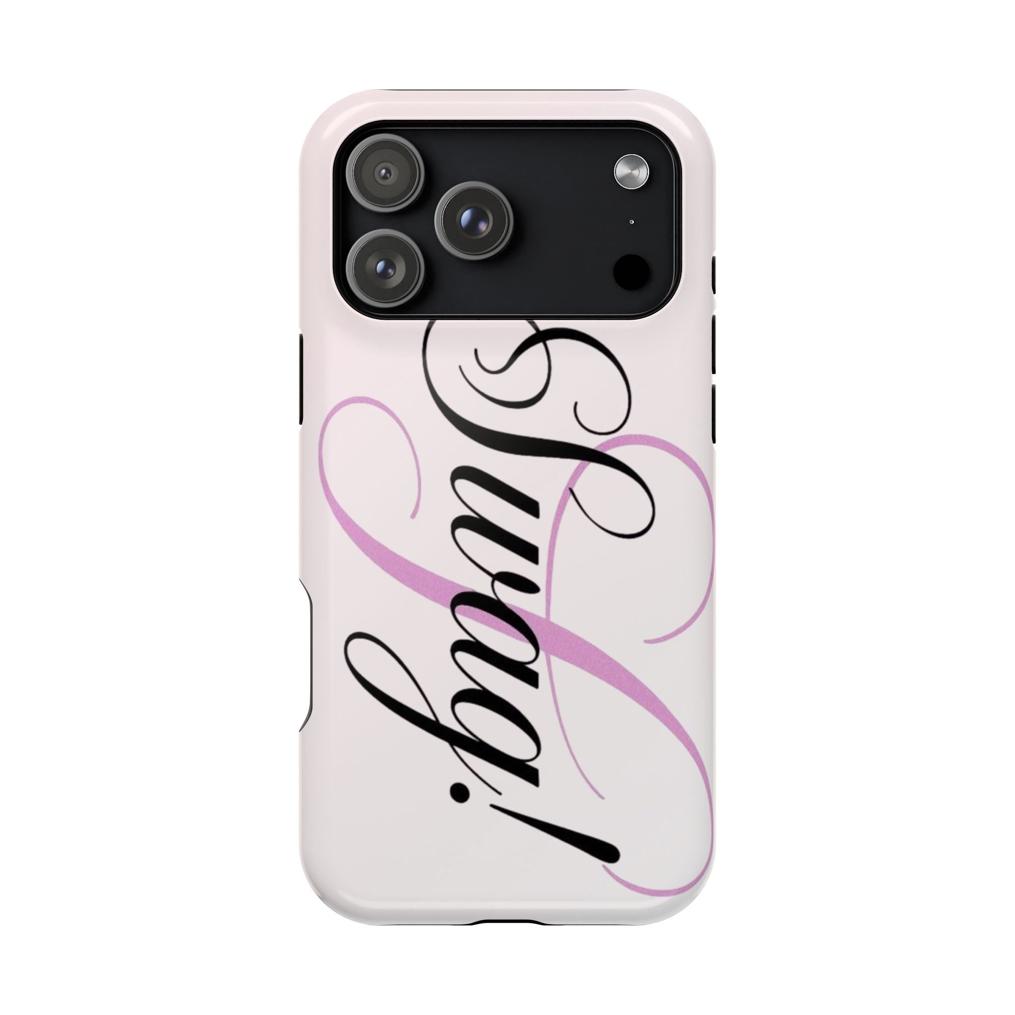cursive phone case