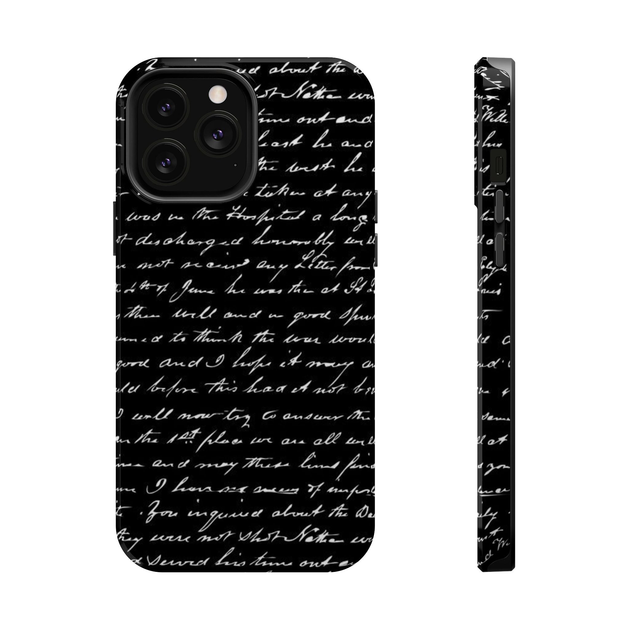 script magsafe phone case