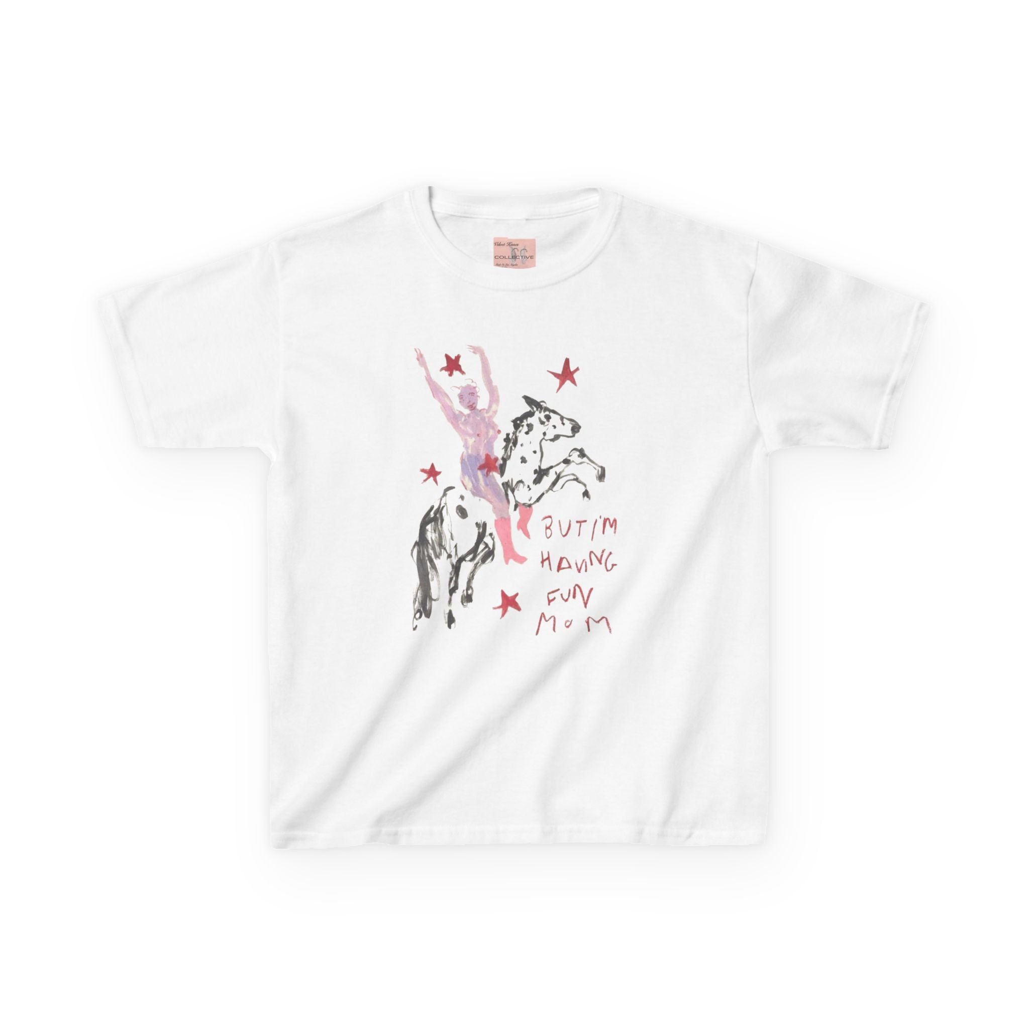 pink club baby tee