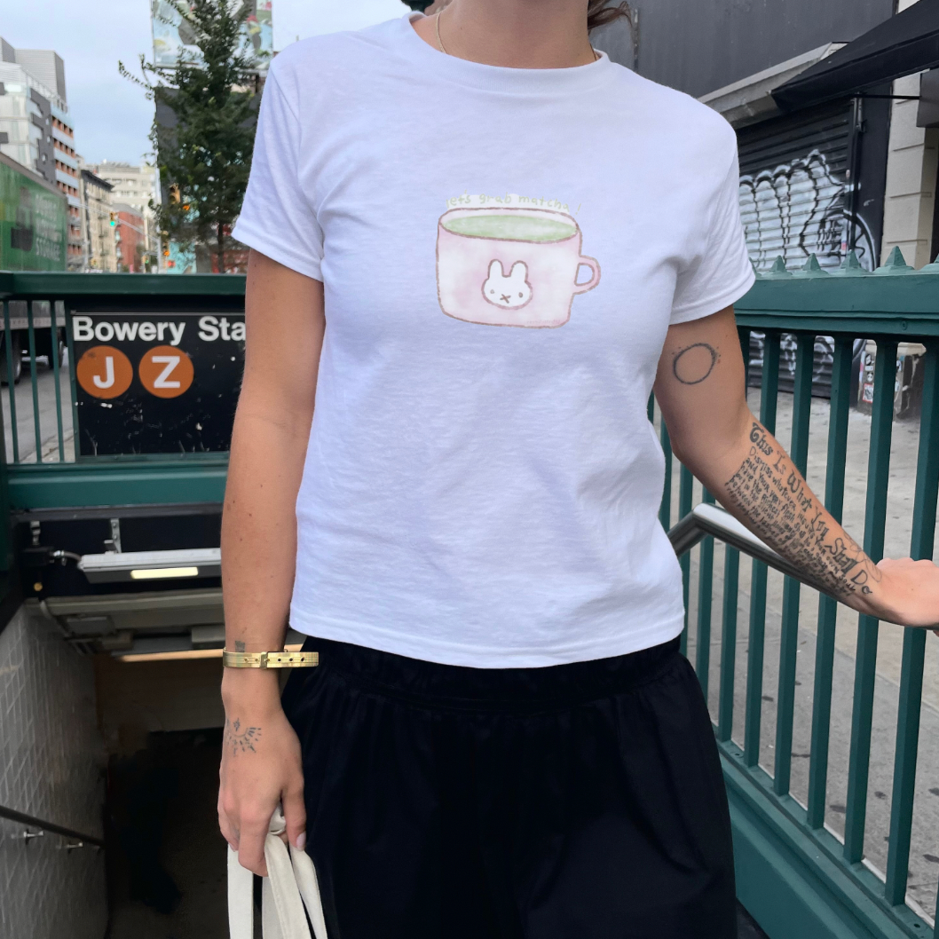 matchaa baby tee
