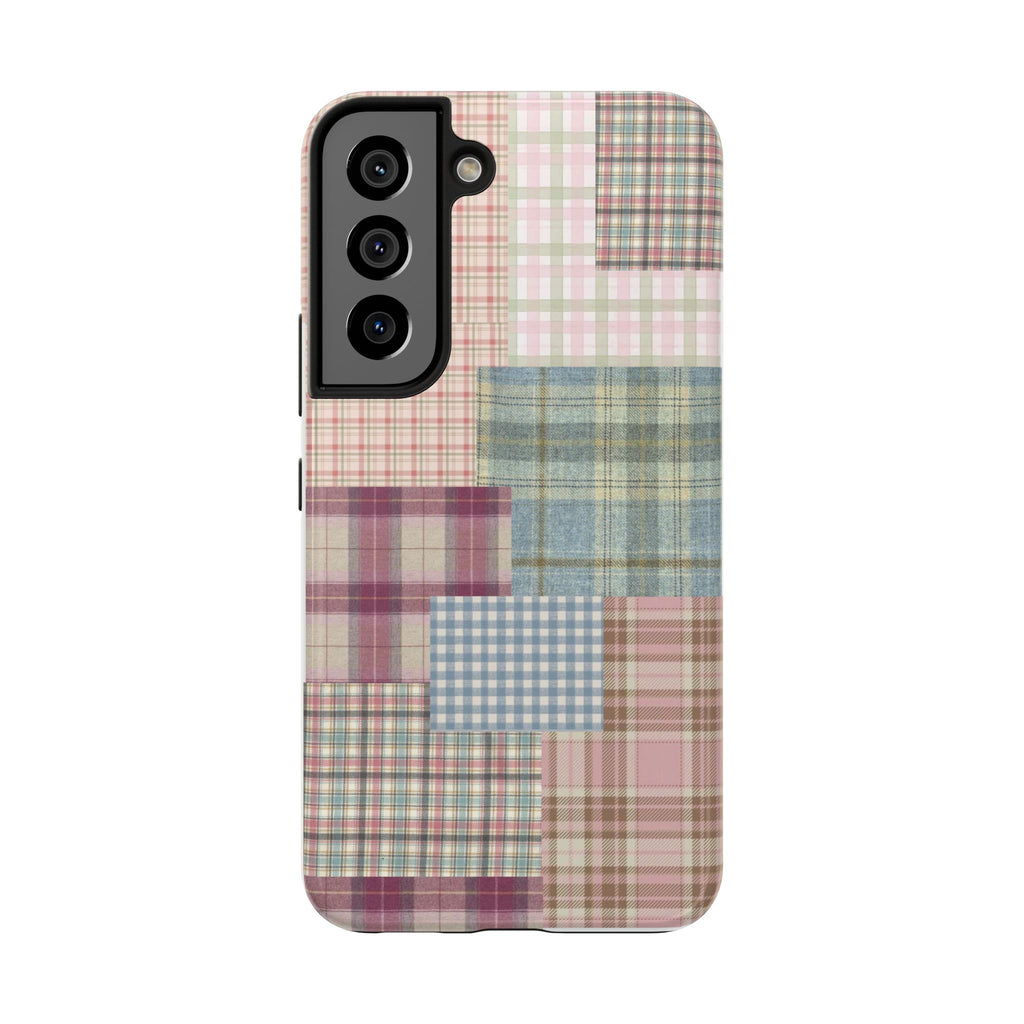 plaid gal phone case