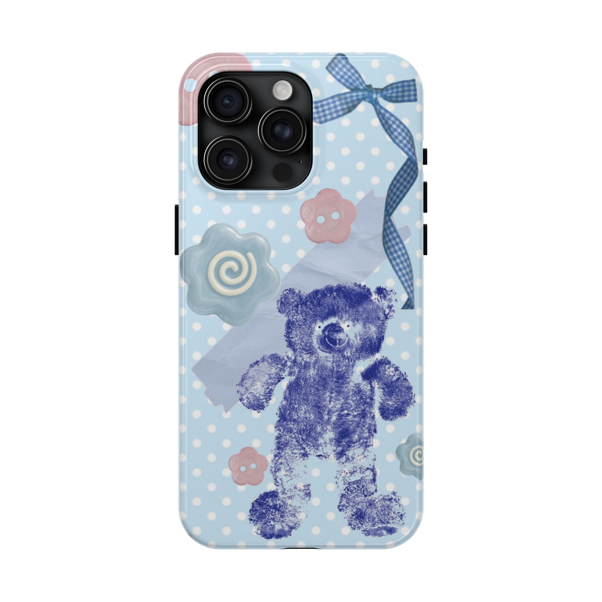 blue bear phone case