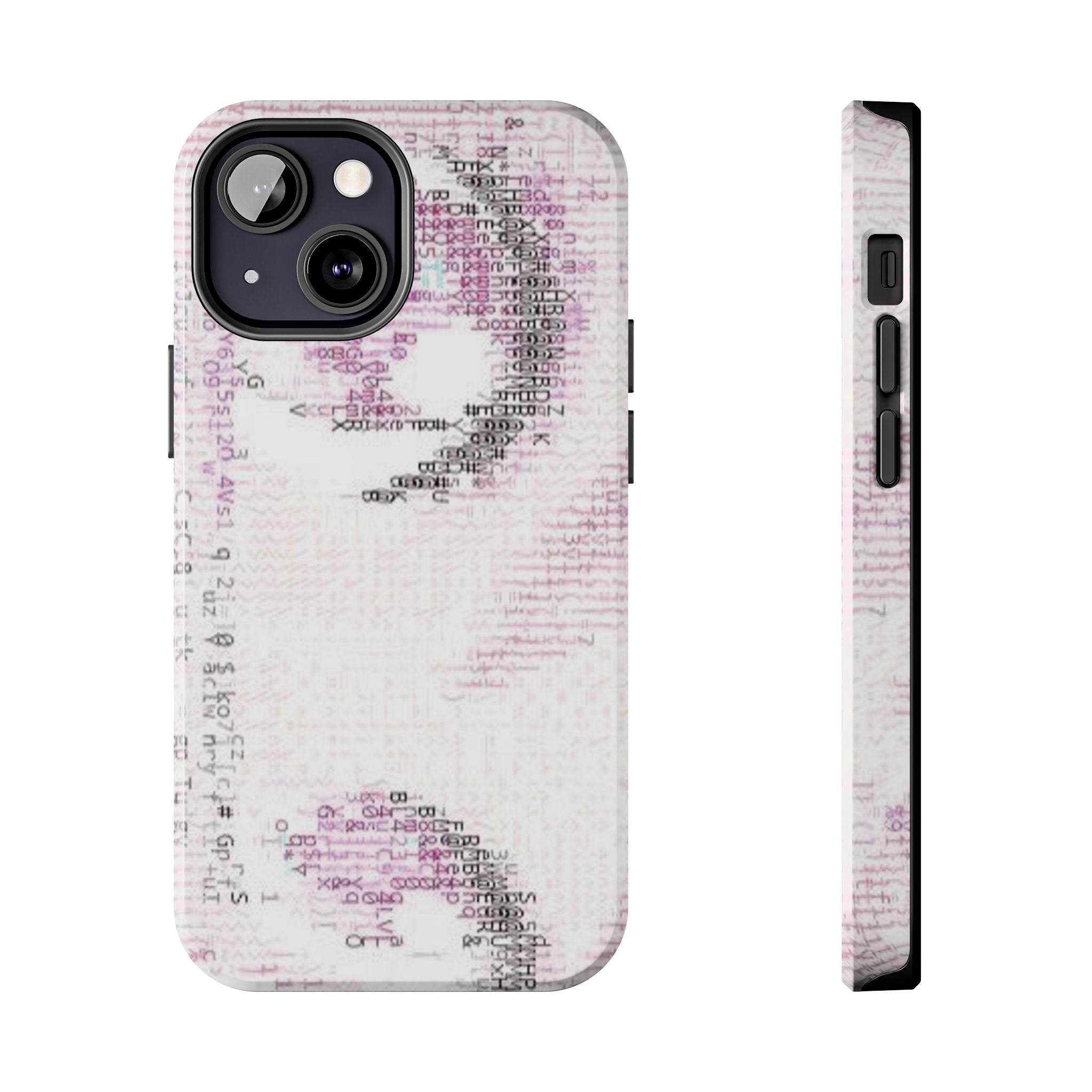 glitch pop phone case