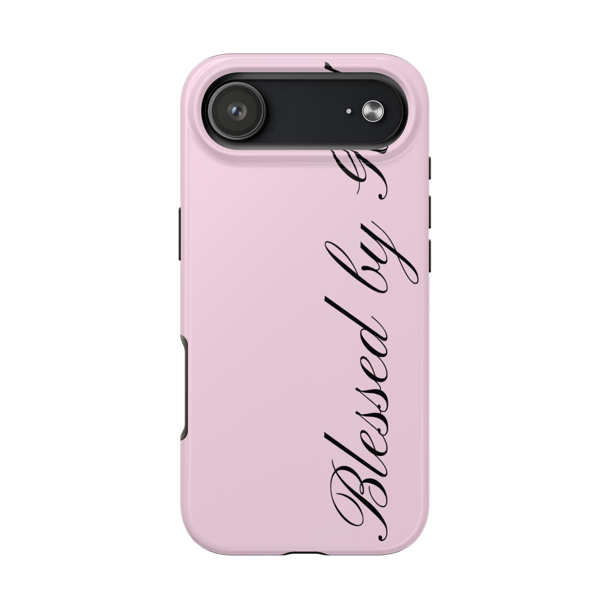 blessed by god phone case