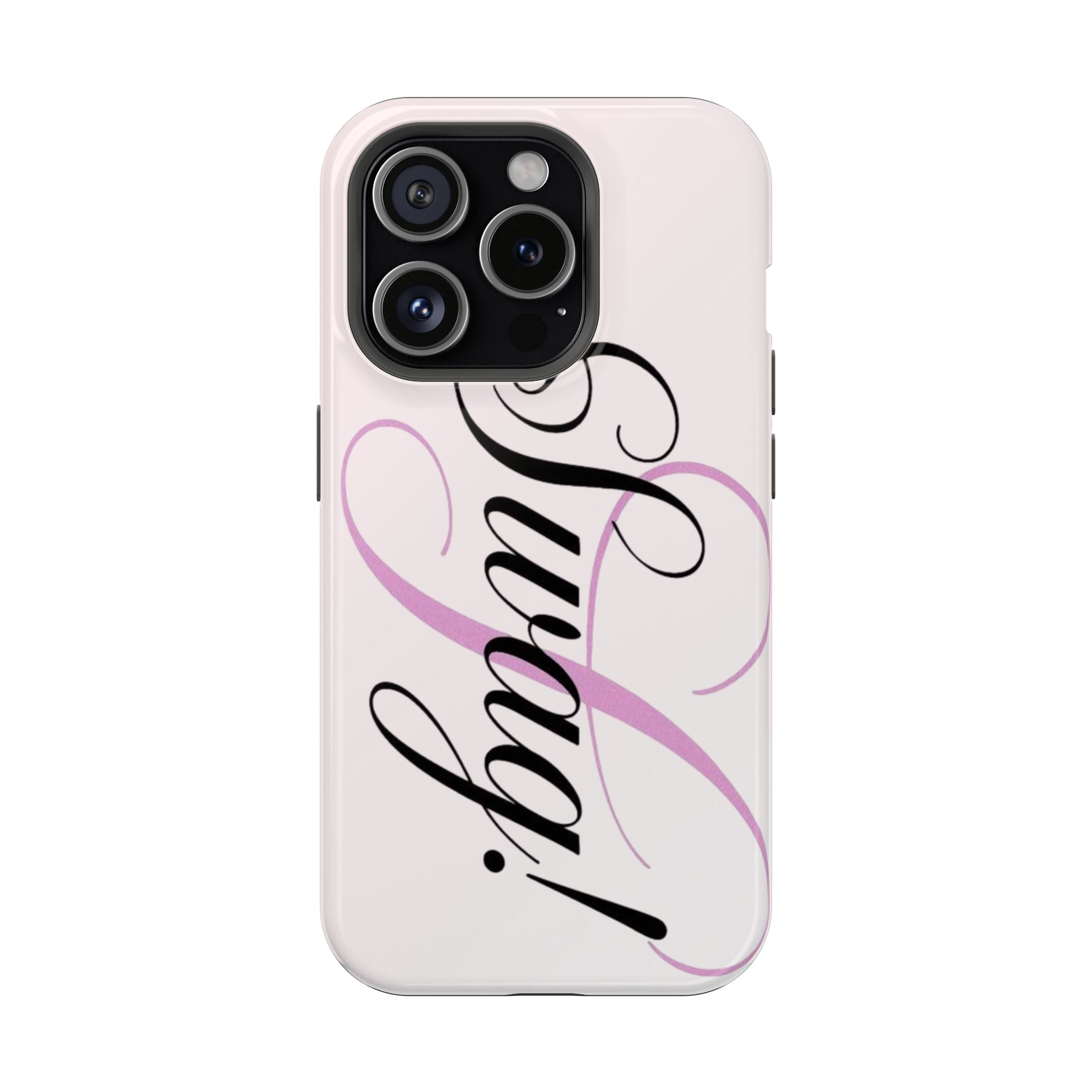 cursive phone case